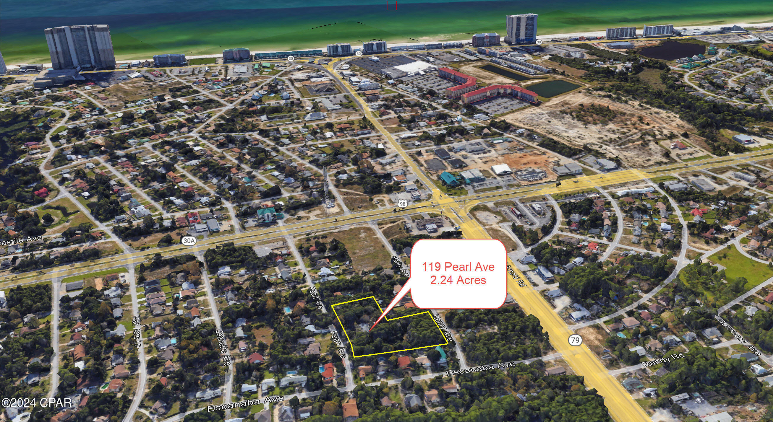 Details for 119 Pearl Avenue, Panama City Beach, FL 32413