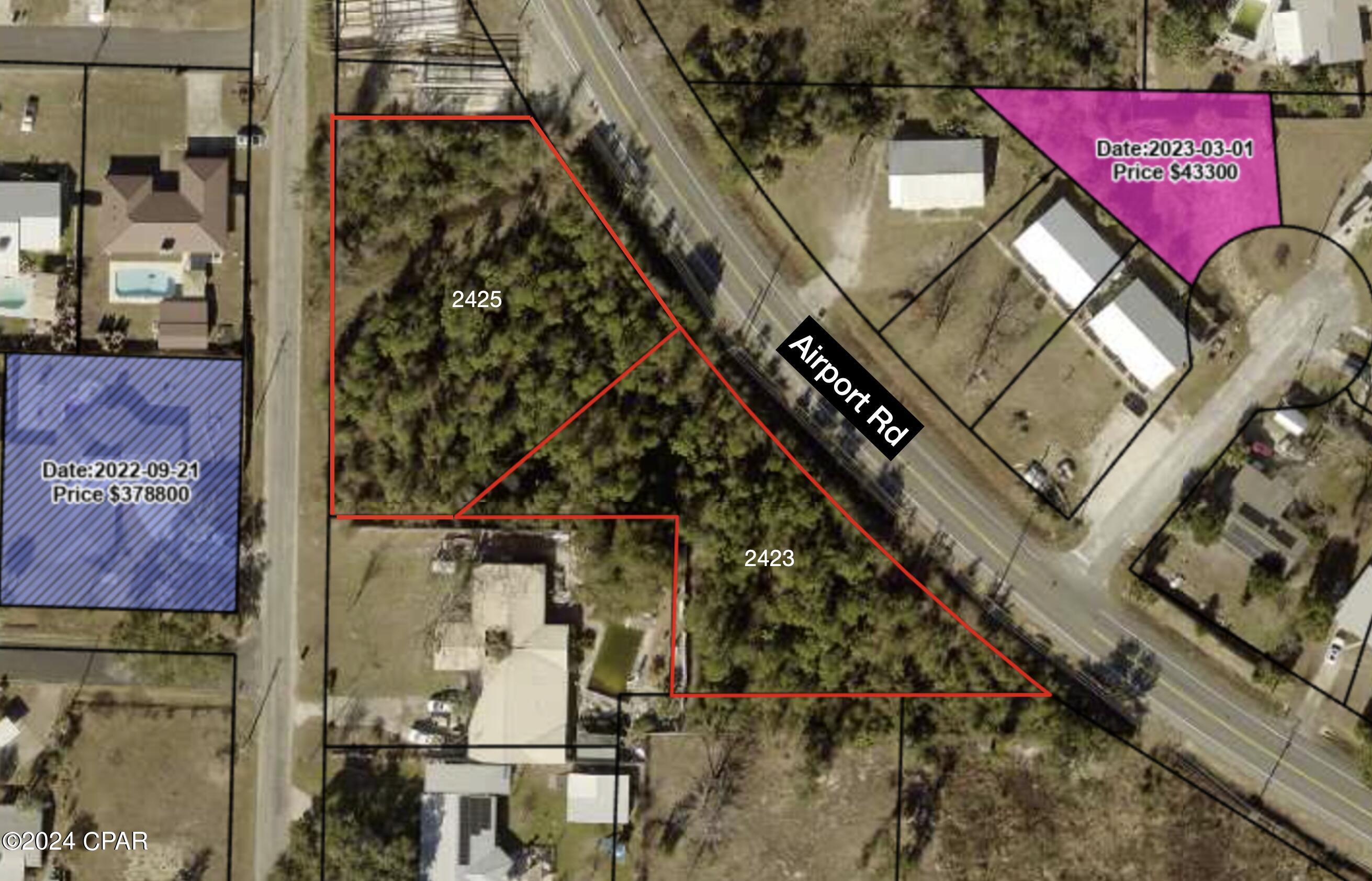 Listing Details for 2423 Airport Road, Panama City, FL 32405