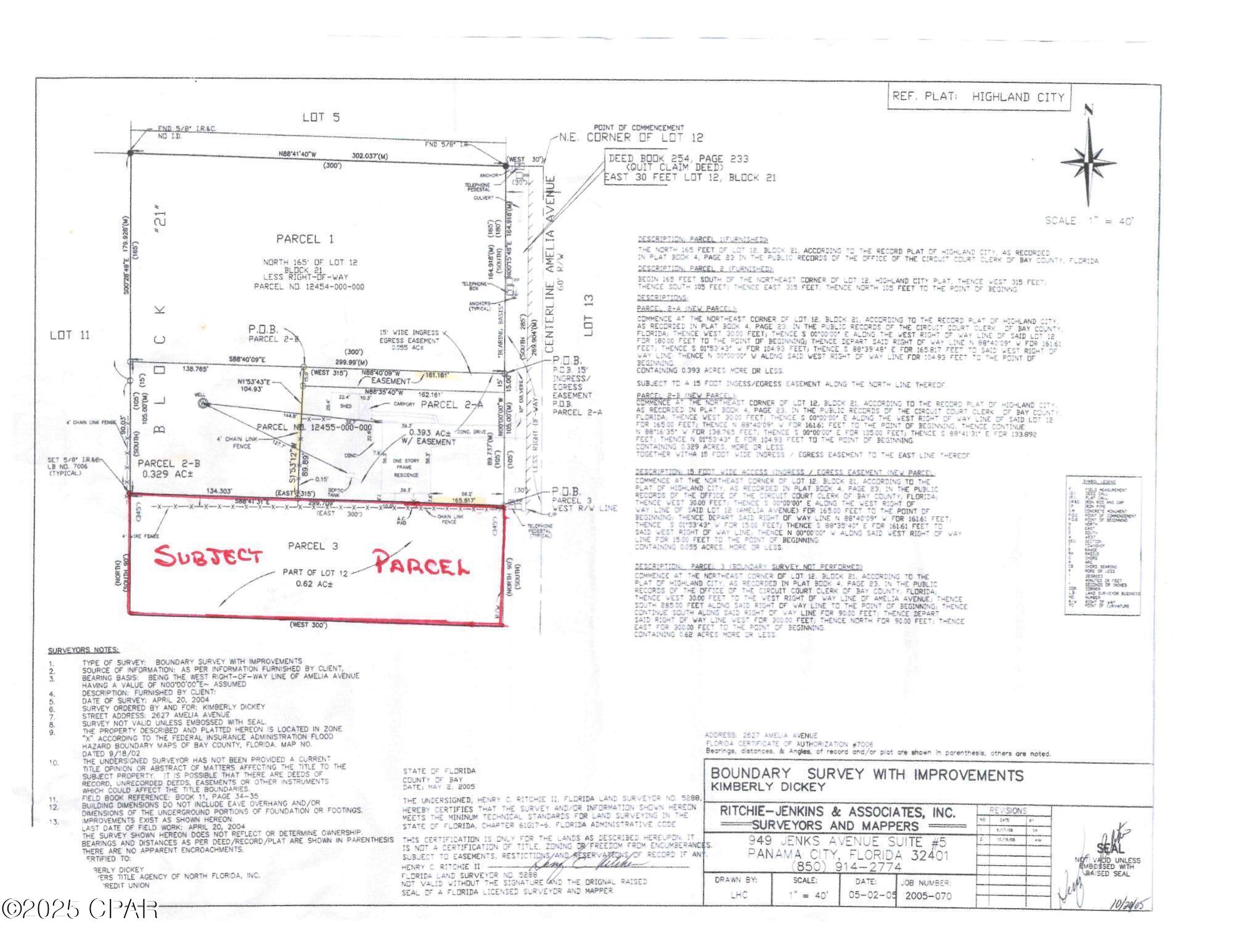 Details for 2623 Amelia Avenue, Springfield, FL 32405