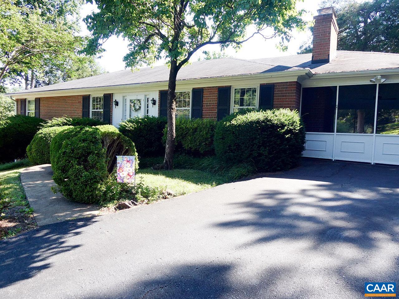 Classic sixties rancher in a great location at the end of a cul-de-sac. Move right in and make it yours! You will enjoy dining and relaxing on the screened porch. With 2 fireplaces, picture curling up with a book on a snowy day next winter. The features hard to find in a new home - brick exterior, hardwood floors, spacious rooms. Family is selling "as-is" so bring along your inspector and take a look!
