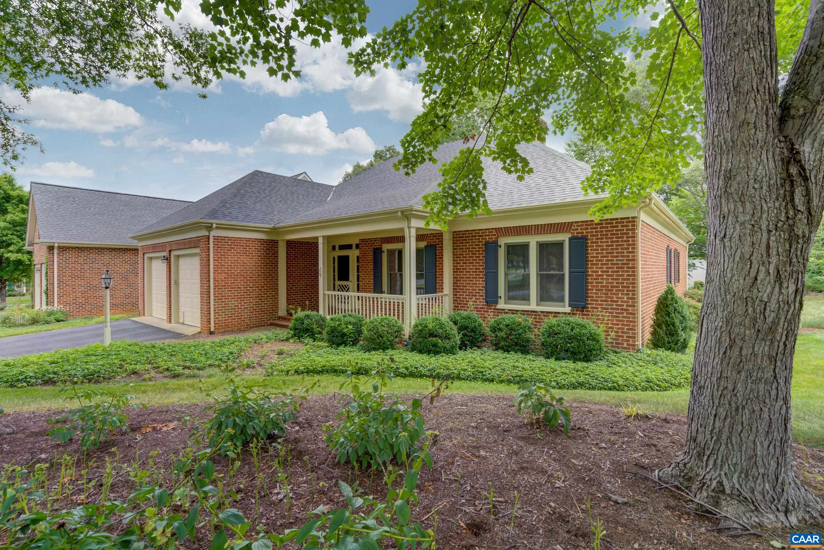 Beautiful all brick, one level living, Glenmore cottage.  MANY upgrades!Home features hardwood floors throughout the main living spaces, owners suite, formal dining room and large great room. Spacious home features 3BR, wonderful owner's suite with large walk-in closet in attached fully remodeled bath with frameless glass shower. Fabulous screened porch and light filled sunroom. Remodeled kitchen that includes white cabinets, granite countertops new refrigerator and dishwasher (2020). This home has been expertly maintained, and features an encapsulated crawlspace and floored attic for storage.