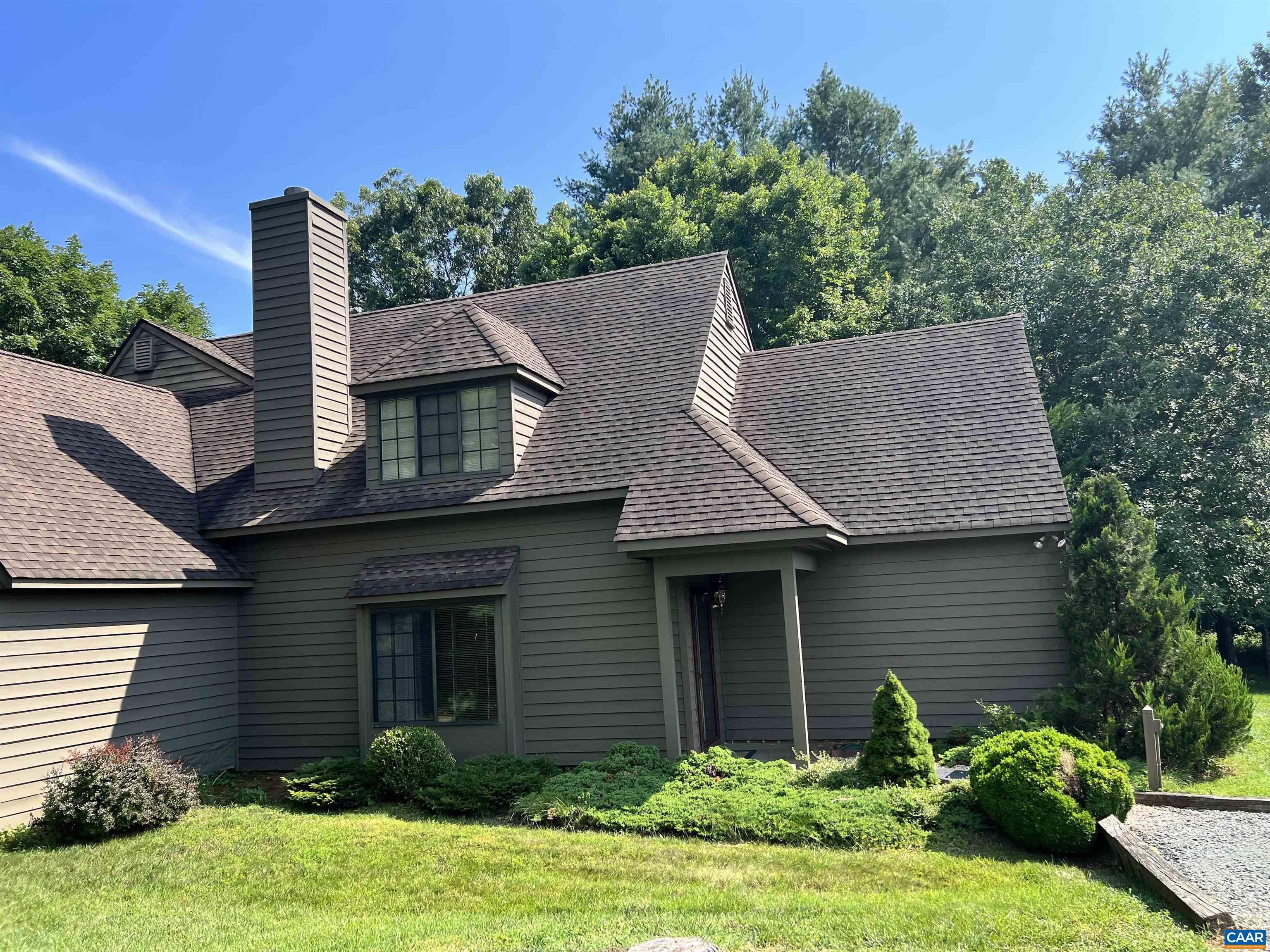 Highly desirable villa in Highlands at on private cul de sac; 3 Bedroom, master bedroom on first floor with walk in closet, bonus room on 2nd floor could be a 4th bedroom; beautiful, wooded, private backyard; living room with wood burning fireplace, open floor plan; exterior painted in last 3 years; roof is 10 years old; school district includes Crozet Elementary, Henley and Western Ablemarle High School; original owner, home has never been on the market; amazing value, priced below current comps needs some updating.