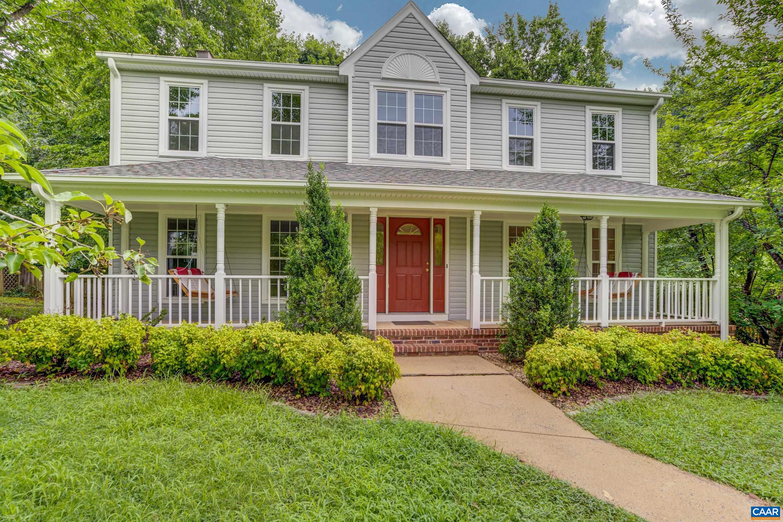 Don't miss this centrally located, updated home that has been lovingly maintained by one owner in Raintree! You'll love the hardwood flooring throughout the main and second floors! With fresh paint, remodeled bathrooms, and custom blinds this home is move-in ready. Main floor features gracious living and dining rooms, and an open floor plan at the rear of the home with kitchen, great room and breakfast nook. Enjoy the views from the light-filled sunroom with separate HVAC year-round. Upstairs, the spacious owner's suite features a renovated bathroom with jetted soaking tub and separate shower with frameless glass doors. Bedroom 2 connects to owner's suite making it the perfect spot for a nursery or home office. Two additional large bedrooms share a hall bathroom with skylight and tiled shower surround. Walk out lower level includes a large rec room, multiple finished and unfinished storage areas and a one car garage!