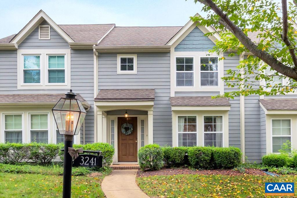 Updated townhouse in amenity-filled Forest Lakes! Enjoy maintenance-free living in this section of the neighborhood and a short walk to shops and restaurants. Step inside to all new flooring on the main level and an open floor plan. Bright family room with window seat flows into to a nice size dining area. Cozy living area with built-in shelving and gas log fireplace. Updated modern kitchen features brand new stainless appliances and quartz countertops, under-mount sink with goose neck faucet and bayed window area perfect for a breakfast table or chef prep space. Enjoy dining outdoors on the patio and store your gardening tools in the shed. The patio opens to a flat grassy area, too.  Upstairs enjoy convenient laundry with full size washer/dryer, linen closet, three bedrooms and two full baths. The owners suite is complete with a walk-in closet with organizer system and and a hanging clothes closet. The hallway skylight provides loads of natural light.