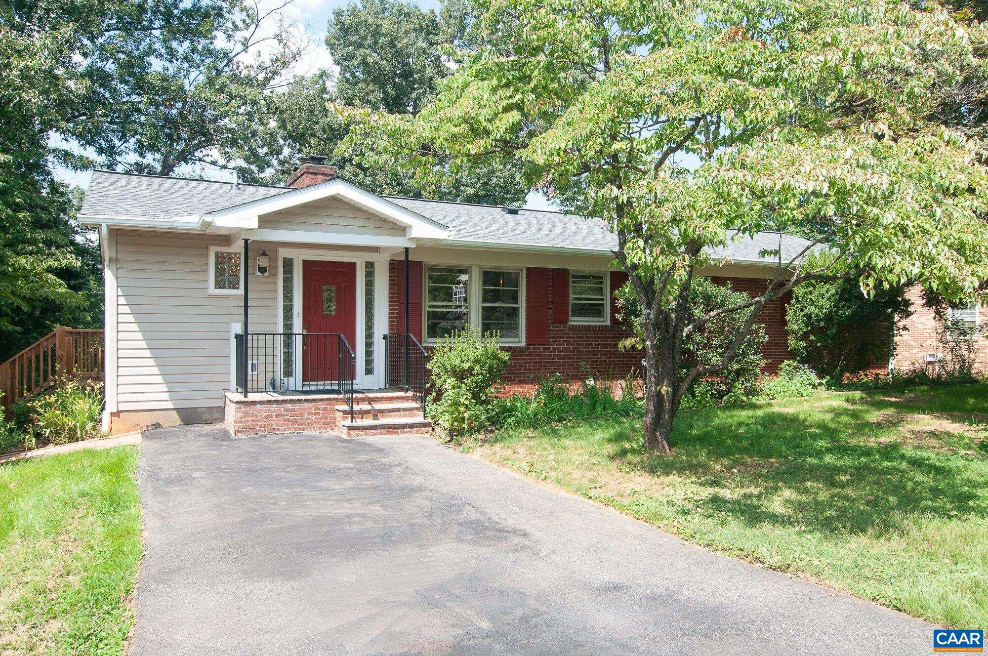 Charming home in Greenbrier Heights subdivision, recently updated with fresh paint throughout, new roof, bathroom and other upgrades upgrades. Granite countertops and knotty pine cabinet distinguish the kitchen. Three bedrooms are upstairs; one is located in the basement. Open living room with fireplace opens onto an oversized deck with commanding view of the well appointed backyard. Full bath in basement. Come see, this one will not last long!