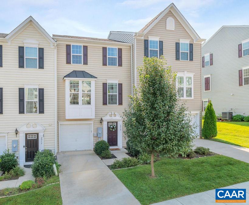 Pristine, move-in ready townhome with incredible updates and upgrades! Enjoy the thoughtful touches invested in this home! Interiorly, you'll notice wide plank hardwood floors throughout the main floor, modern light fixtures, board and batten in a bedroom, and fresh paint. The details continue outside with Trex decking off the kitchen, stairs from the deck allowing direct access to the backyard, patio pavers for a seamless entrance and exit from the basement, and beautiful landscaping and raised beds to compliment the outdoor space. The open floor plan allows easy entertaining while the secondary living space offers a cozy family room or work from home office space. Basement has rough-in plumbing to add half bath if a buyer desires. Conveniently located near NGIC, Hollymead Town Center, and UVA Research Park!