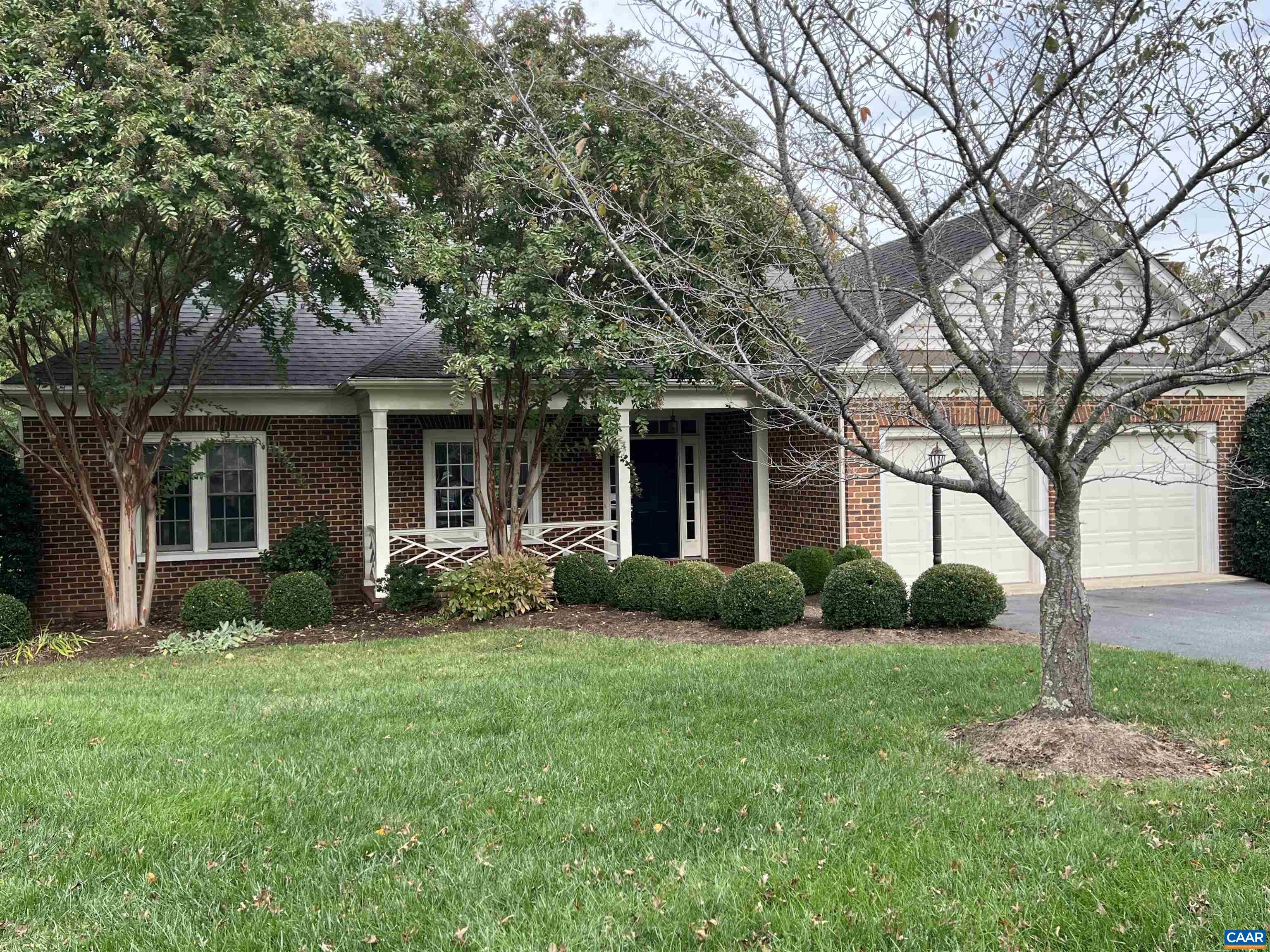 THE EVER POPULAR ONE LEVEL LIVING BAXTER COTTAGE PLAN.  FEATURING BRICK EXTERIOR, 9 FOOT CEILINGS, UPGRADED KITCHEN APPLIANCES, LOTS OF REAL OAK HARDWOOD FLOORING, 3RD BEDROOM DESIGNED AS A POTENTIAL STUDY, A SUNROOM AND A DECK THAT OVERLOOKS A LARGE NATURAL COMMON AREA.   ATTIC WITH PULL DOWN STAIRS IS COMPLETELY FLOORED WITH HIGH CEILING HEIGHT.