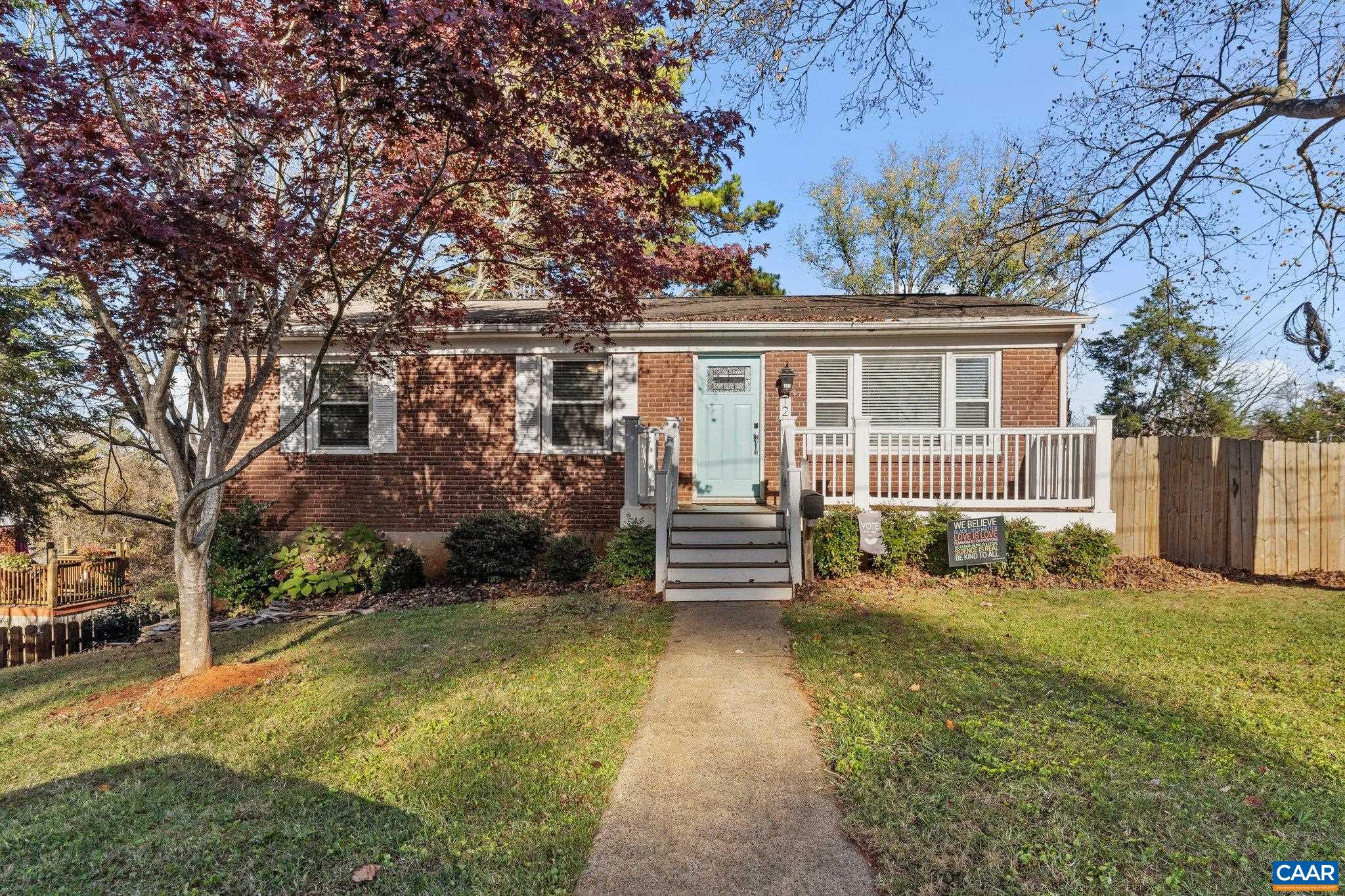 **OPEN HOUSE CANCELLED** Welcome to the Locust Grove Neighborhood!  This beautiful home is located on a cul-de-sac along the Rivanna River and 1.5 miles to Charlottesville's Historic Downtown Mall.   When you enter the home you are greeted by an open living room and dining room.  Both main level and basement level bathrooms have been completed renovated in 2021.  In the basement you will find a large family room, and two bonus rooms which could be used as additional bedrooms or storage.  Don't forget to check out the back yard for an incredible amount of outdoor living in the heart of the city.  With a screened in porch, upper deck with grill cutout, and lower level ground deck with string lighting, and a fire pit, your outdoor oasis awaits!!  Find trail access to Riverview Park and the Rivanna Trail system within blocks of the home.  Call to schedule your tour today!
