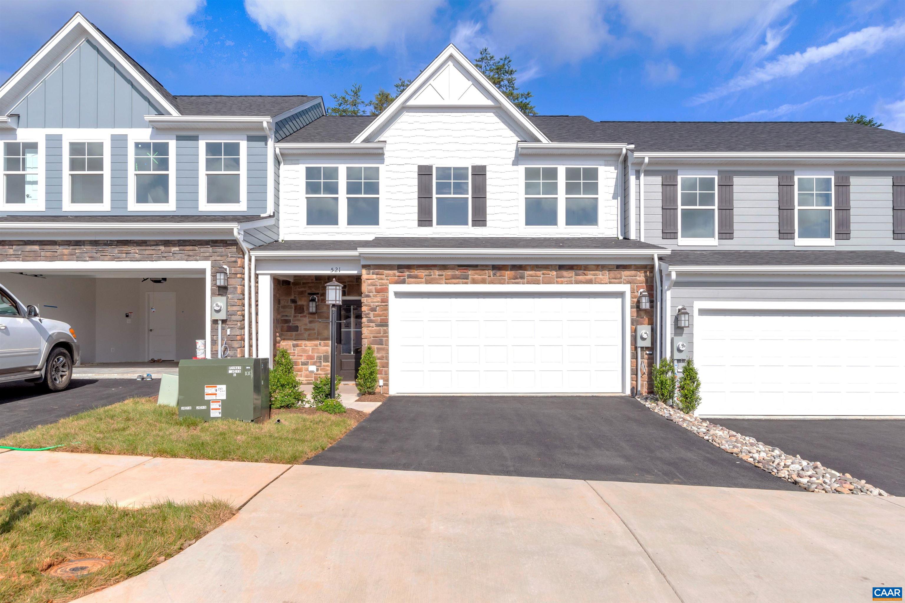 WARRANTY BACKED NEW CONSTRUCTION! MOVE IN THIS YEAR! Tucked into a quiet, private cul-de-sac, a minutes walk from the amenities of Crozet Park and a minutes drive to Downtown Crozet, sits your opportunity to live the sweet Crozet life with style and ease in Crozet's most affordable, new-construction, 2-car garage neighborhood - Glenbrook Parkside. Our newest Villa Floorplan, The Beck, offers convenient MAIN-LEVEL-LIVING, on a BRIGHT, private Homesite. This low-maintenance, LOCK & LEAVE Villa is designed to make life easy so you can spend more time living and less time on maintenance and chores. Main level laundry and pantry are steps from your ZERO-ENTRY 2-car garage, two distinct living spaces and three bedrooms offer plenty of room to spread out yourself or host for the Holidays, lawn-mowing is covered by the HOA, and the huge granite Island and plentiful cabinets are ready for your Holiday baking needs! Similar Pictures. Ask about our Closing Cost Incentives, to make the deal even sweeter. Estimate delivery date is December 2022