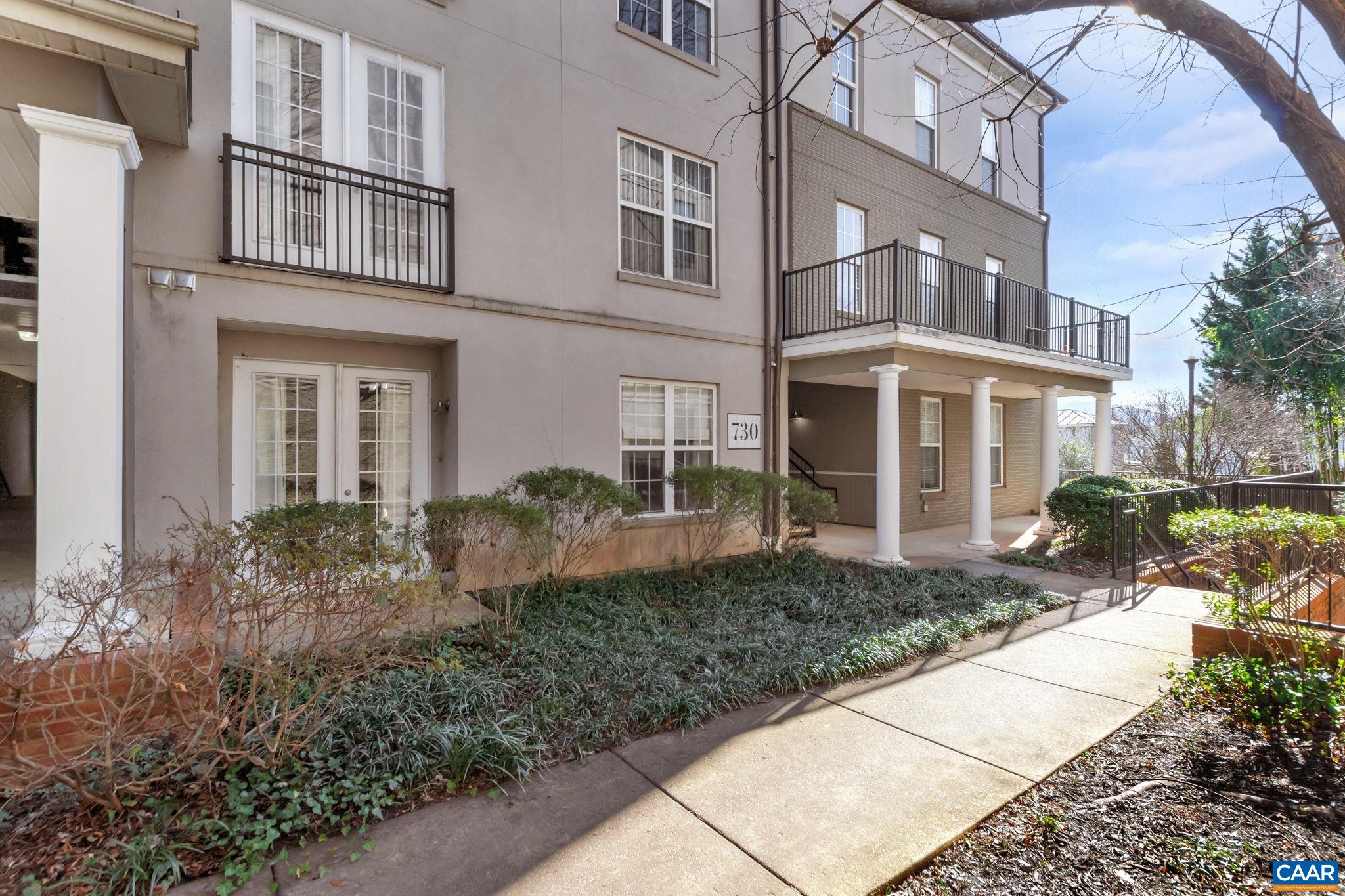 Walk to everything the City has to offer. From UVA Hospital/Grounds to the Historic Downtown Mall, Walker Square is just steps away. The condo is open and spacious. The oversized windows allow for ample natural light.  Enjoy the sunny outdoor patio that faces the park. This condo is located at ground level, no stairs. The Community offers a pool, fitness center and clubhouse.