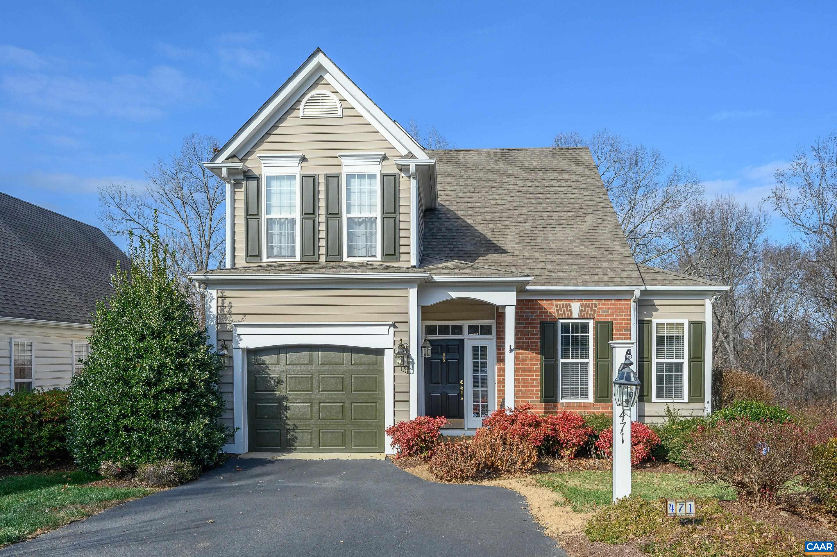 This immaculate home in the maintenance free Courtyard section of Redfields is minutes to UVA grounds and hospital, 5th Street Station shopping, Alamo Theater,  local restaurants, Wegmans and historic Downtown. With over 3,000 finished square feet the 4 bedroom, 3.5 bath home enjoys easy one level living including a first floor primary suite, light-filled great room with gas fireplace and vaulted ceiling with skylights plus an eat-in kitchen with sunny breakfast nook.  A second floor loft overlooks the great room and includes two additional bedrooms with jack and jill bath.  Unique to Courtyard homes is a full finished terrace level with family room and private guest suite. Neighborhood amenities include walking trails, area lake and pool.