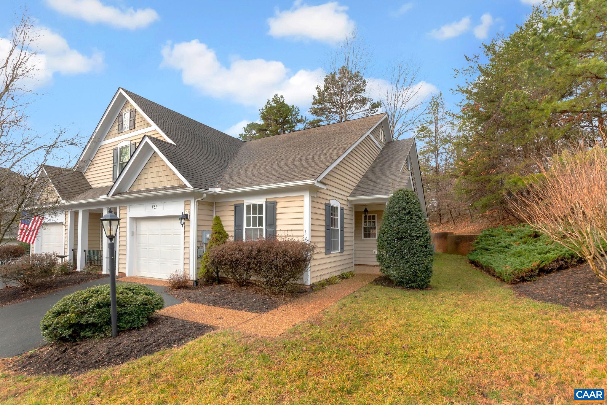 Beautiful 1-Level Low-Maintenance Gem in popular Forest Lakes! Step into this well maintained cul-de-sac villa boasting a spacious open Living / Dining Room with Fireplace, Kitchen with newer Appliances and cozy Breakfast Nook, Primary Bedroom Suite featuring walk-in closet and spacious bath, 2nd Bedroom, full Hall bath and convenient laundry room. Top this off with an attached garage and private rear patio with wooded views. Freshly Painted and new carpet. Enjoy all the Amenities Forest Lakes has to offer!
