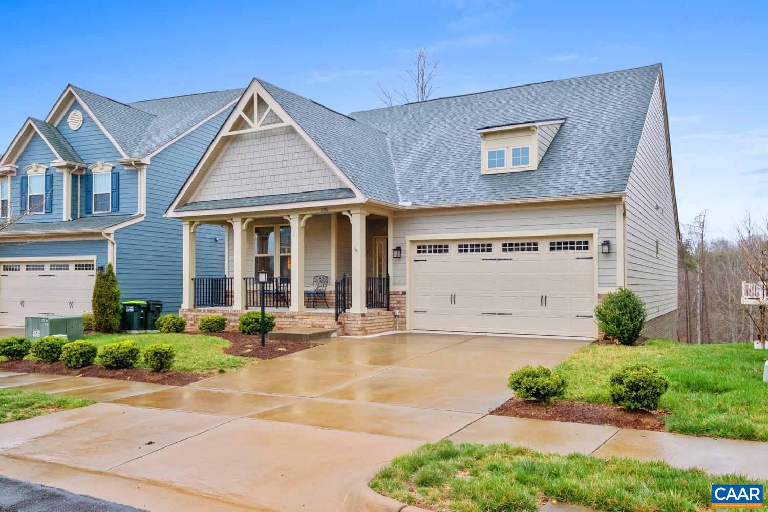 Excellent opportunity for like new home with main-level living in Cascadia! Open floorplan includes kitchen with huge island and granite counters, great room with gas fireplace, and dining room that opens to rear deck. First floor master suite, secondary bedroom, full bath, and home office. Walk-out basement has spacious rec room with wet bar, full bath, and two unfinished storage rooms (one could be finished for additional bedroom). Neighborhood amenities include pool, clubhouse, playgrounds, community garden, greenspace, and yard maintenance. Convenient to downtown, UVa, hospital complexes, and more!