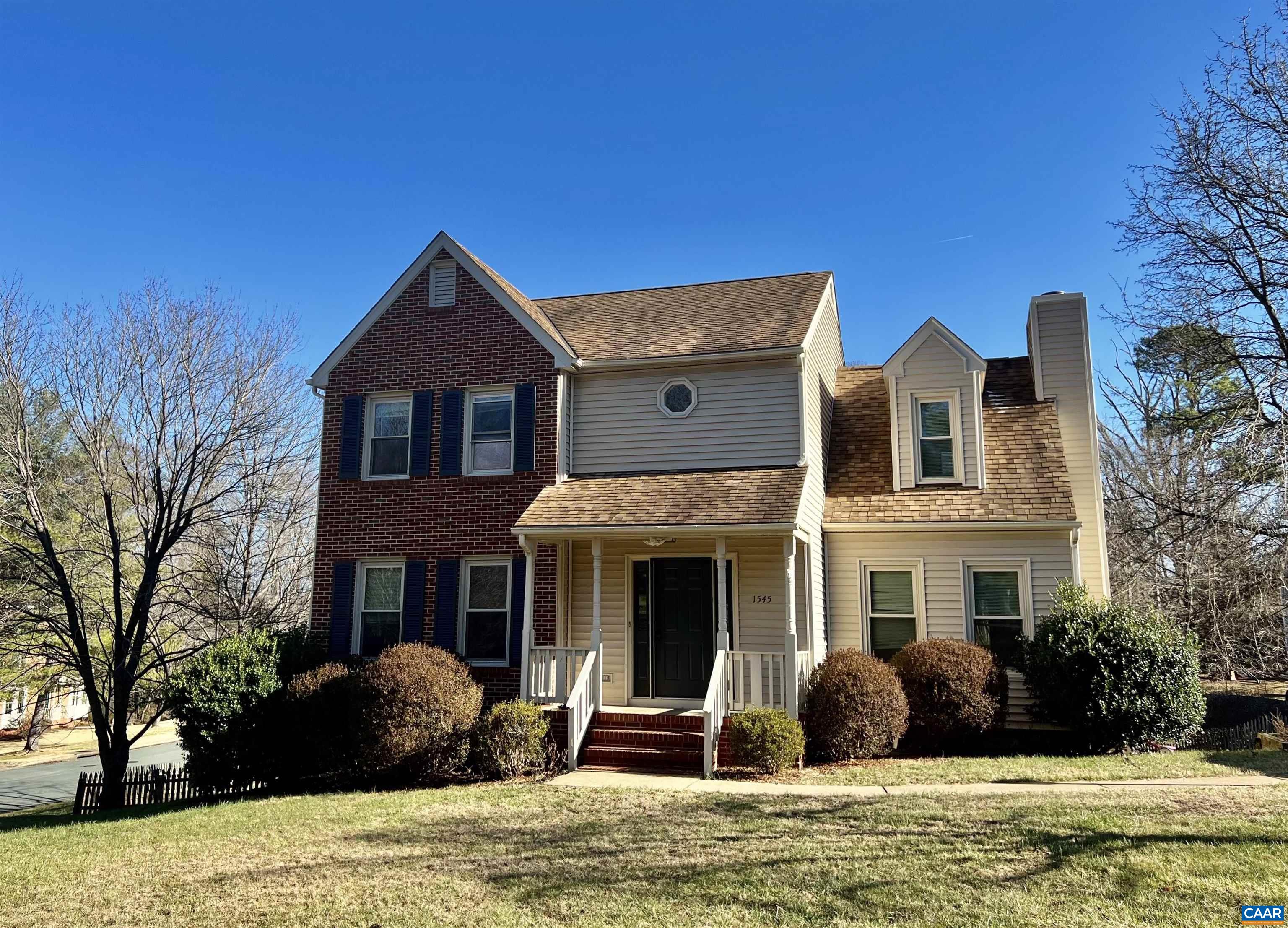 Enter into this 4 bedroom 3 full / 1 half bath, corner-lot CUL-DE-SAC. Kitchen includes center ISLAND, and large PANTRY, a 2nd floor MASTER SUITE with neighboring LAUNDRY closet, Living Room Wood Burning Fireplace. TRIPLE-PANE WINDOWS throughout, Trex Rear Deck and rear patio w/ hot tub hookups or within the FORMAL DINING ROOM! Bask in the CONVENIENCE of living just minutes from John Warner parkway, the Charlottesville Airport, NGIC, North Fork Research Park, and UVA! this is a lovely home located in a lovely neighborhood conducive to family living.