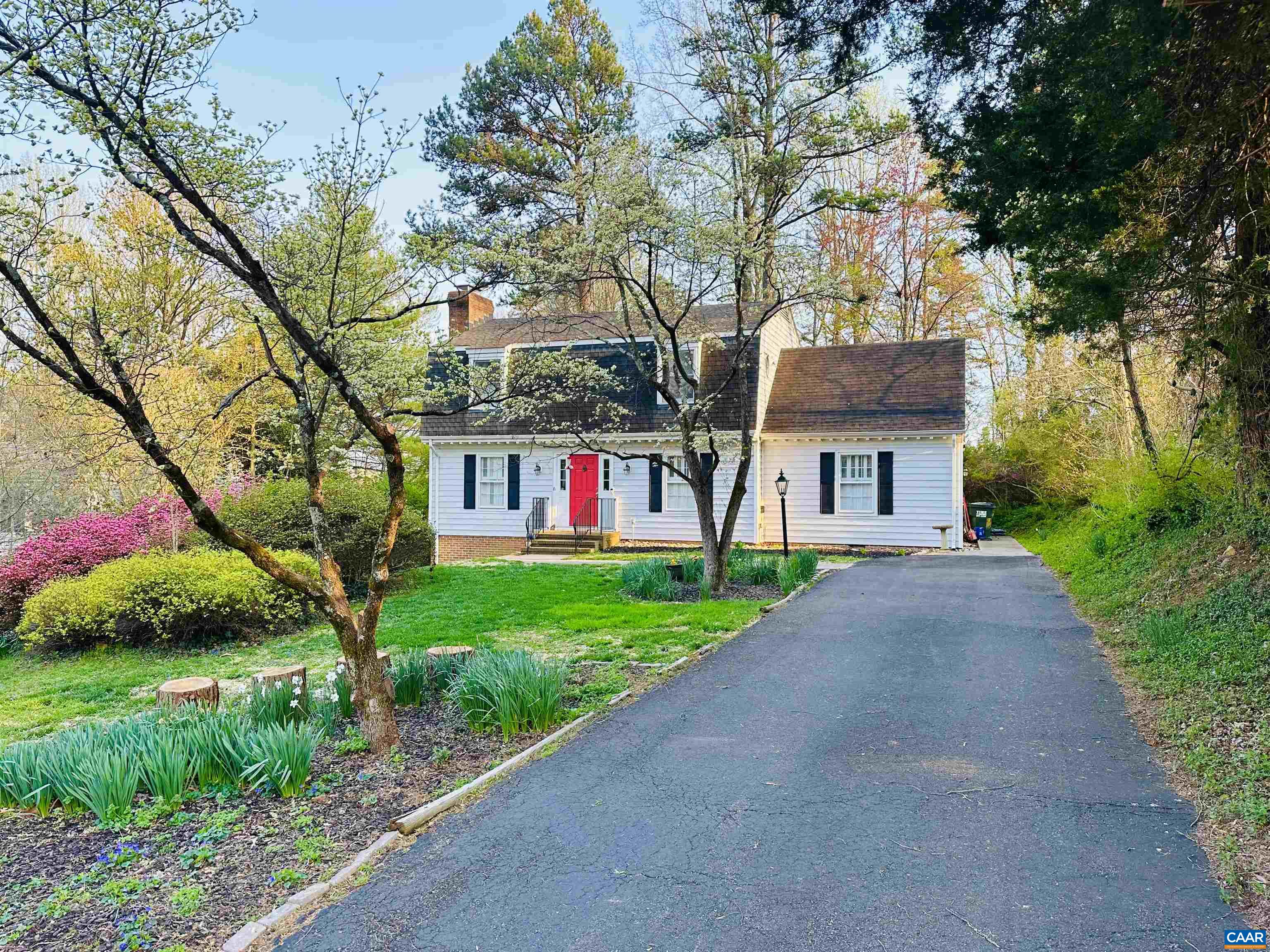 Searching for a lovely home in a prime location? Your search ends here with this 4 bedroom, 3 bathroom treasure in Canterbury Hills, just minutes away from the Barracks shopping center and a short drive from downtown Charlottesville. This home has been thoughtfully improved, providing an adaptable floor plan suitable for any lifestyle. Keep warm on chilly nights with the luxury of two wood-burning fireplaces. With two master bedroom suites and three full bathrooms, there is ample space for everyone. Don't let the chance slip away to make this delightful residence your own. Get in touch with us today to schedule a showing!
