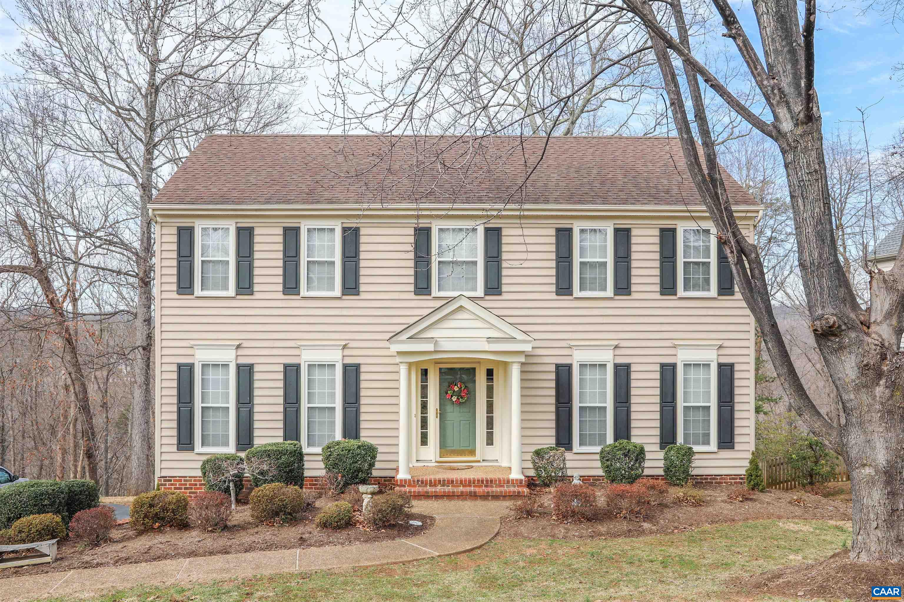 Welcome home to this meticulously kept property in the sought after Foxcroft community.  Minutes to everything, 5th street station, interstate 64, UVA, downtown mall and everything Charlottesville.  This spectacular home has 5 bedrooms and 3 1/2 baths, 2600 sq feet with a fully finished basement, 2 car garage, and large back deck with seasonal mountain views. This home is within walking distance from the Foxcroft clubhouse, playground and you own pool!
