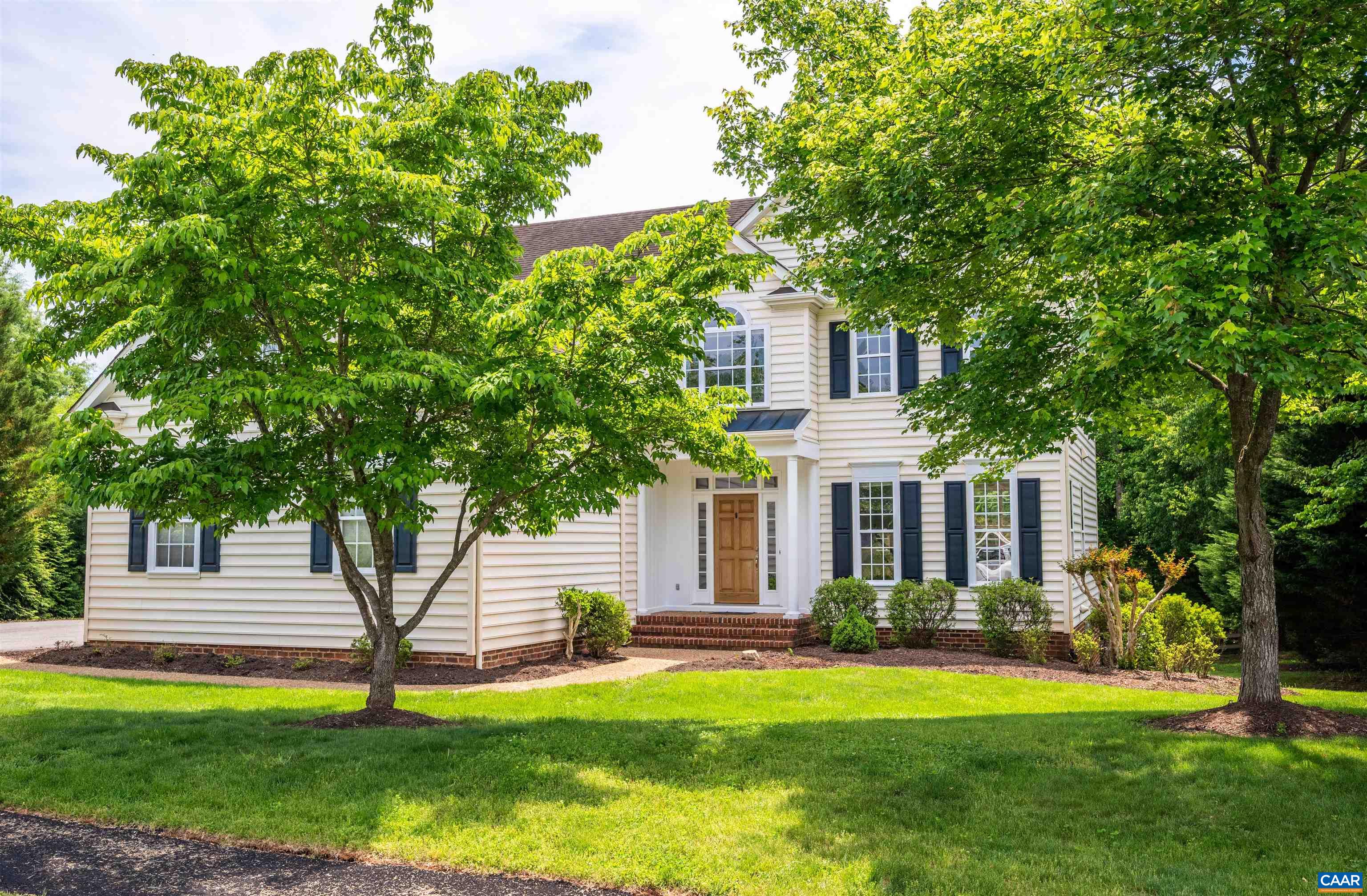 This FLAWLESSLY RENOVATED 6-BED, 3.5-BATH, 4,000+ FIN SQ FT home, located within the highly sought after STILL MEADOWS NEIGHBORHOOD, features a 2-CAR GARAGE, picturesque HARDWOOD FLOORS throughout, luxurious programmable NEST THERMOSTATS, a FIRST FLOOR HOME OFFICE, & spacious PRIMARY SUITE with vaulted ceilings, LARGE WALK-IN CLOSET with glass french doors & built-ins, SEPARATE VANITIES, & an inviting SOAKER TUB! Prepare meals in the CUSTOM EAT-IN KITCHEN featuring tons of natural light throughout, large CENTER ISLAND, TWO-TONE GRANITE COUNTERTOPS, unlimited cabinet storage space, & MATCHING STAINLESS STEEL APPLIANCES, OVEN HOOD, & UNDER-MOUNT SINK! Enjoy a convenient UPSTAIRS LAUNDRY ROOM with new bamboo floors, Samsung washer & Electrolux dryer, and washing sink along with all that the FINISHED WALK-OUT BASEMENT has to offer, from a SPACIOUS DEN/REC ROOM, a GUEST/IN-LAW BED AND BATH, & craft room with charming sliding barn door entry, to the sizable WORKSHOP & STORAGE ROOM! Entertain guests in the REAR SUN ROOM PORCH or grill out on the SUNNY WRAP-AROUND DECK! Located just 5 min. from US-29, 12 min. from the airport, and 15 min. from UVA! Open Houses SAT 5/20 12-2PM & SUN 5/21 2-4PM!