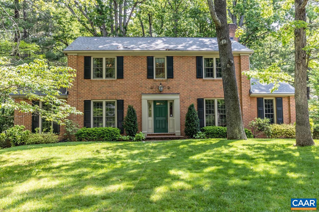 Conveniently located in the Canterbury Hills neighborhood. Easy access to UVA, Downtown and the Barracks Road Shopping Center. An attractive home situated on a lot with large mature trees. Wide neighborhood streets and a cul-de-sac location are perfect for an evening walk or a morning jog! This home offers four (4) bedrooms, three & half (3.5) baths, family room with fire place, rec room, sunken living room and home office. Enjoy the private rear deck which is perfect for entertaining or quiet time with your favorite book!