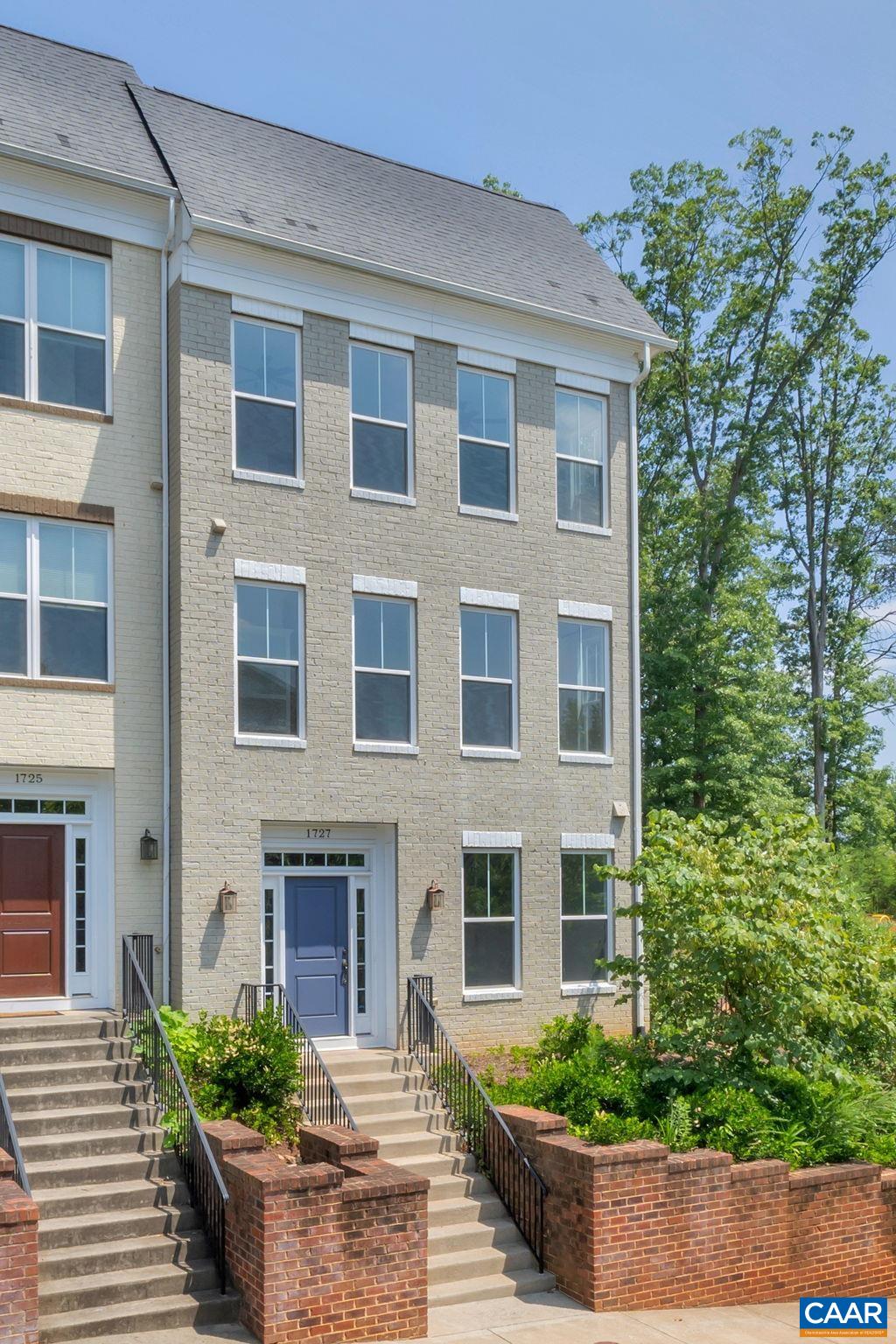 End Unit Townhome in highly desirable Belvedere Community.  The floor plan includes 4 Bedrooms, 3.5 Baths, 2 Car Garage, and Screened Porch.  Energy efficient construction including foam insulation and tankless water heater.  The main living level is flooded with natural light through windows on three sides of the home.  This level has beautiful hardwood floors, 2 piece crown molding, gas fireplace, built-in bookcases, and recessed lighting.  Generous kitchen with abundant cabinets, granite counters, striking "pearl" backsplash, stainless appliances (Bosch dishwasher/ new stove), and large island with upgraded pendant lights.  Extend your living space on the large screened porch featuring a stained bead board ceiling, recessed lighting, and ceiling fan.  The upper level has a Primary Bedroom with large walk in closet and attached bath.  This level also has 2 additional bedrooms, full bath, and laundry.  The lower level has the 4th bedroom/office with attached bath, entry, and garage.  Fantastic Location minutes to anywhere you need to be locally.