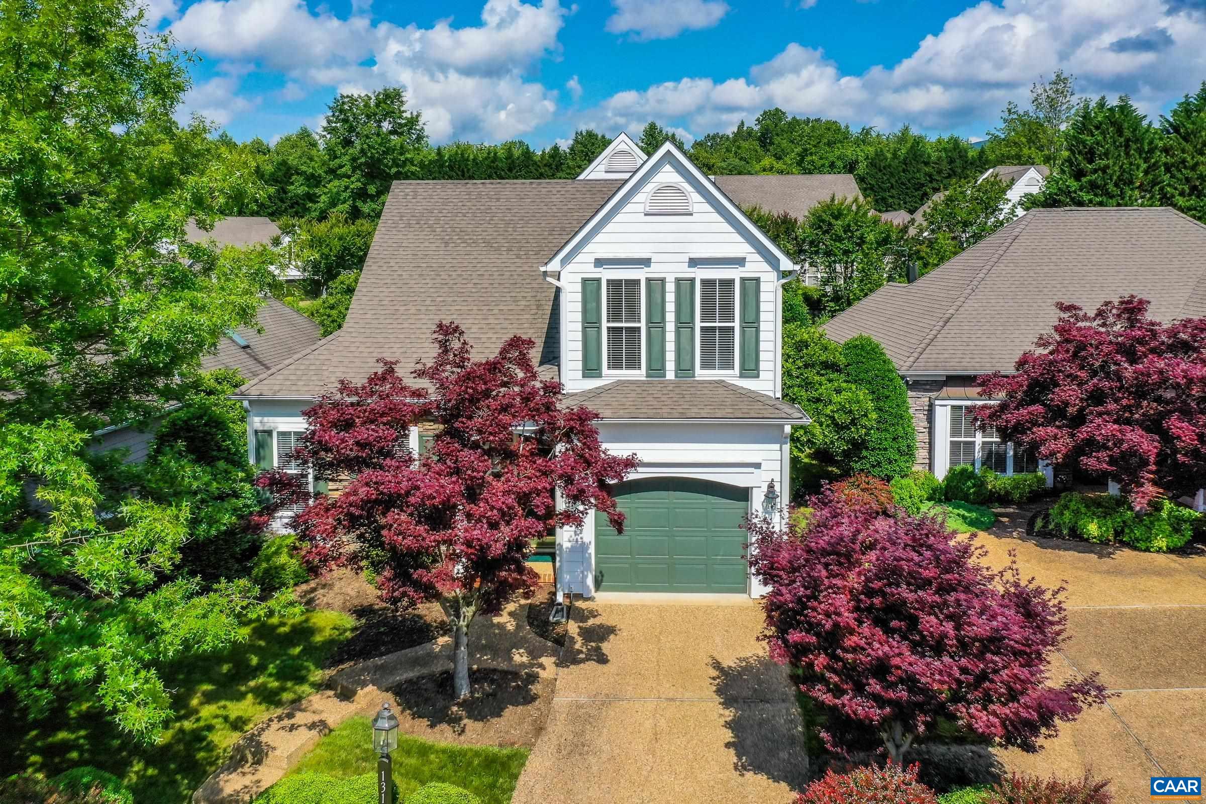 Well maintained Craig Builders home in the desirable Stonegate community in Western Albemarle County! With exterior paint and landscaping provided by HOA this is a convenient low-maintenance community minutes from Crozet and Charlottesville. The light and bright kitchen features solid wood cabinets including one with corner lazy-susan storage and a large eat-in dining space. Entertain in the light-filled formal dining room with columns that opens to the great room with skylights, vaulted ceiling, and gas-burning fireplace. Main floor primary suite boasts two large closets, and ensuite bathroom with double vanities, and new oversized walk-in shower. Upstairs two large bedrooms each with large closets share a jack and jill bathroom with tub/shower.  Create a play space, home office or guest bedroom in the large loft overlooking the great room. All this plus a quiet patio for outdoor dining and relaxing, one car garage, and unfinished storage space on second floor. Stonegate residents can participate in Western Ridge amenities for an additional fee.