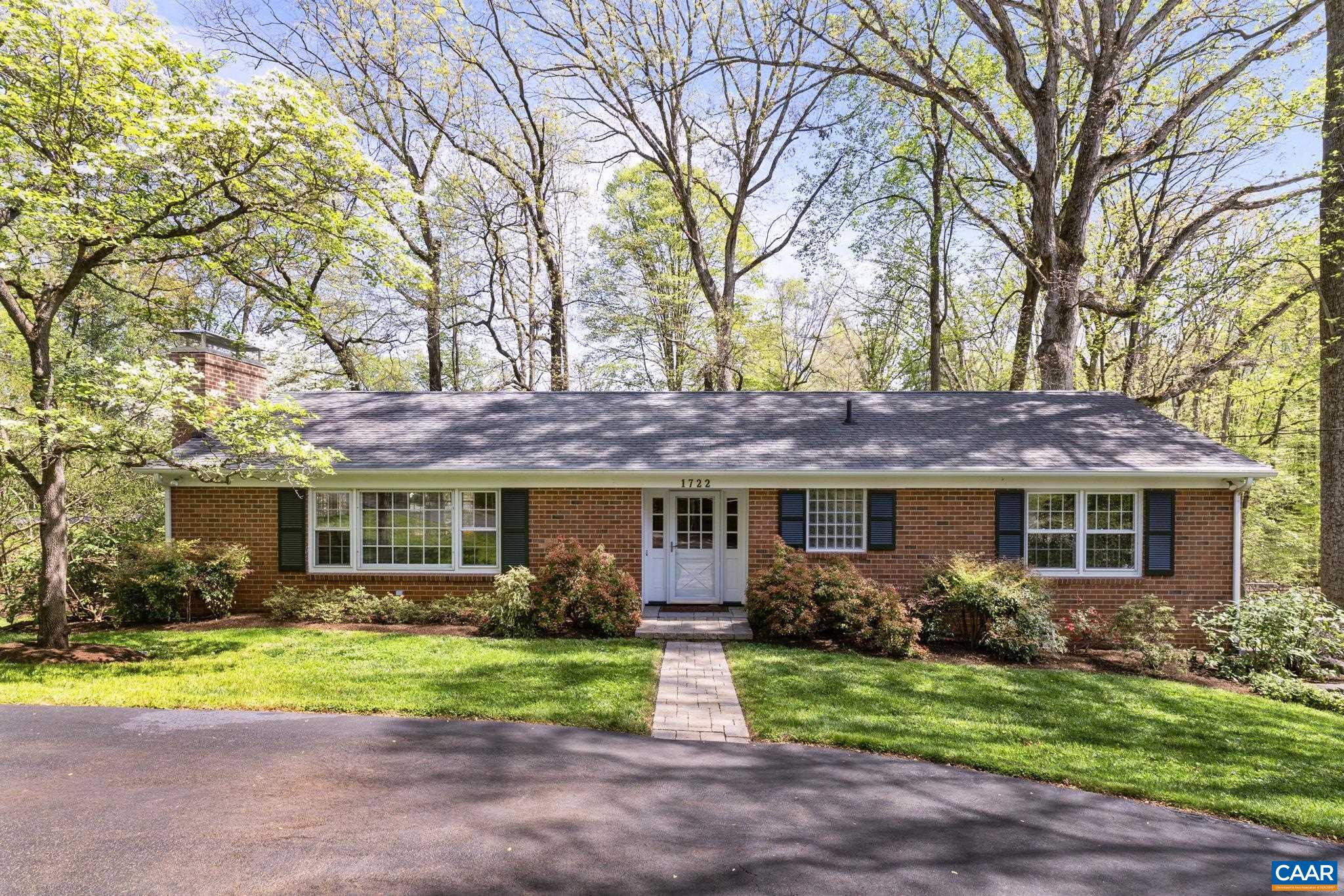 AN ABSOLUTE AMAZING OPPORTUNITY.........A classic, beautifully renovated ranch style home in the coveted Greenbrier neighborhood. From the second you walk in the front door you will see just how well maintained this home has been. From the gleaming hardwood floors, oversized picture windows, wood burning fireplace, built-in corner cabinets, there is charm in every room. The kitchen includes tile backsplash, granite countertops, custom cherry cabinets, Bosch Dishwasher and Electrolux Dual-Fuel Convection Range. There is a large deck that exits from the kitchen that overlooks a beautifully landscaped, flat backyard. Perfect place for grilling and enjoying the outdoors. Both bathrooms have also been remodeled with soapstone countertops and custom cherry cabinetry. The hall bath has tile surround, and the primary attached bath has a walk-in, tiled shower. The terrace level offers a multitude of opportunities. The unfinished space is currently being used as an INCREDIBLE workshop that walks out to the backyard. You will not want to miss seeing this home!