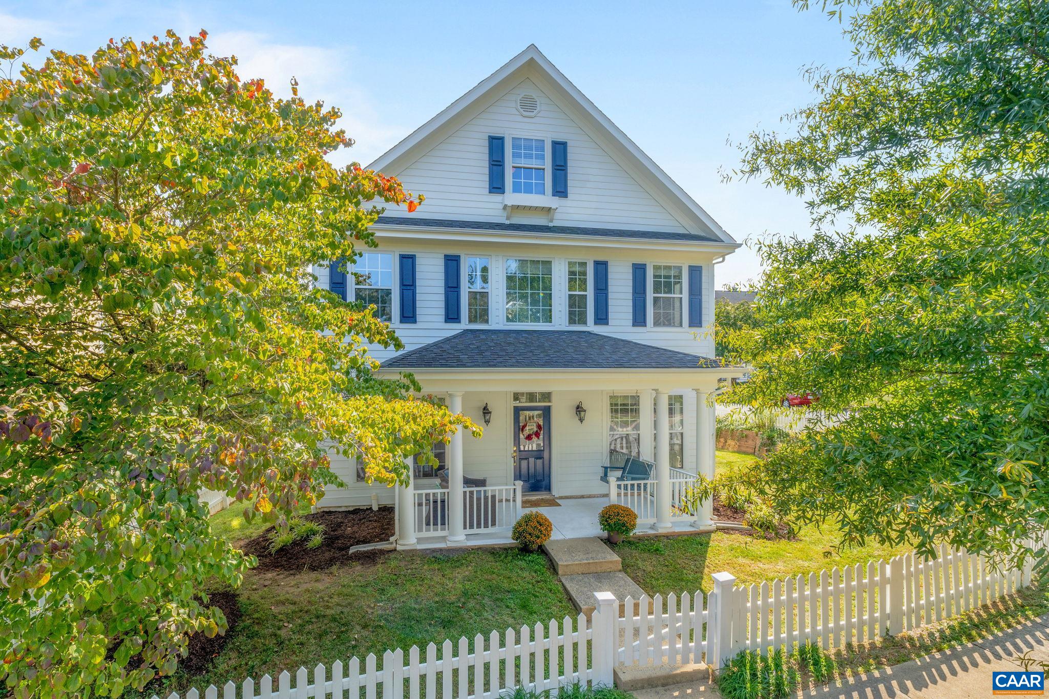 Welcome to this beautiful 4 bedroom, 2.5 bath home in the desirable Wayland's Grant community, situated on a prime corner lot with mountain views. The inviting covered front porch sets the tone for this welcoming residence. Inside, you'll find an open floor plan with a spacious kitchen featuring an island for extra storage, maple cabinets, a butler’s pantry, and a large pantry off the kitchen. The main level also includes a dedicated home office or sitting room, perfect for remote work or a cozy place to read. The primary suite is a true retreat, complete with a sitting area, built-in bookcases, large walk-in closet, jacuzzi tub, and dual vanities and enjoy the convenience of a second-floor laundry room. The fully fenced, level backyard and oversized stone patio are perfect for outdoor gatherings. The home also offers abundant storage options, including attic space and walkup storage over the garage. In addition to the home's many features, the community includes a playground for residents to enjoy. For outdoor enthusiasts, Mint Springs Park, Beaver Creek Reservoir and Shenandoah National Park are close by. This home combines convenience and natural beauty in a wonderful community setting!
