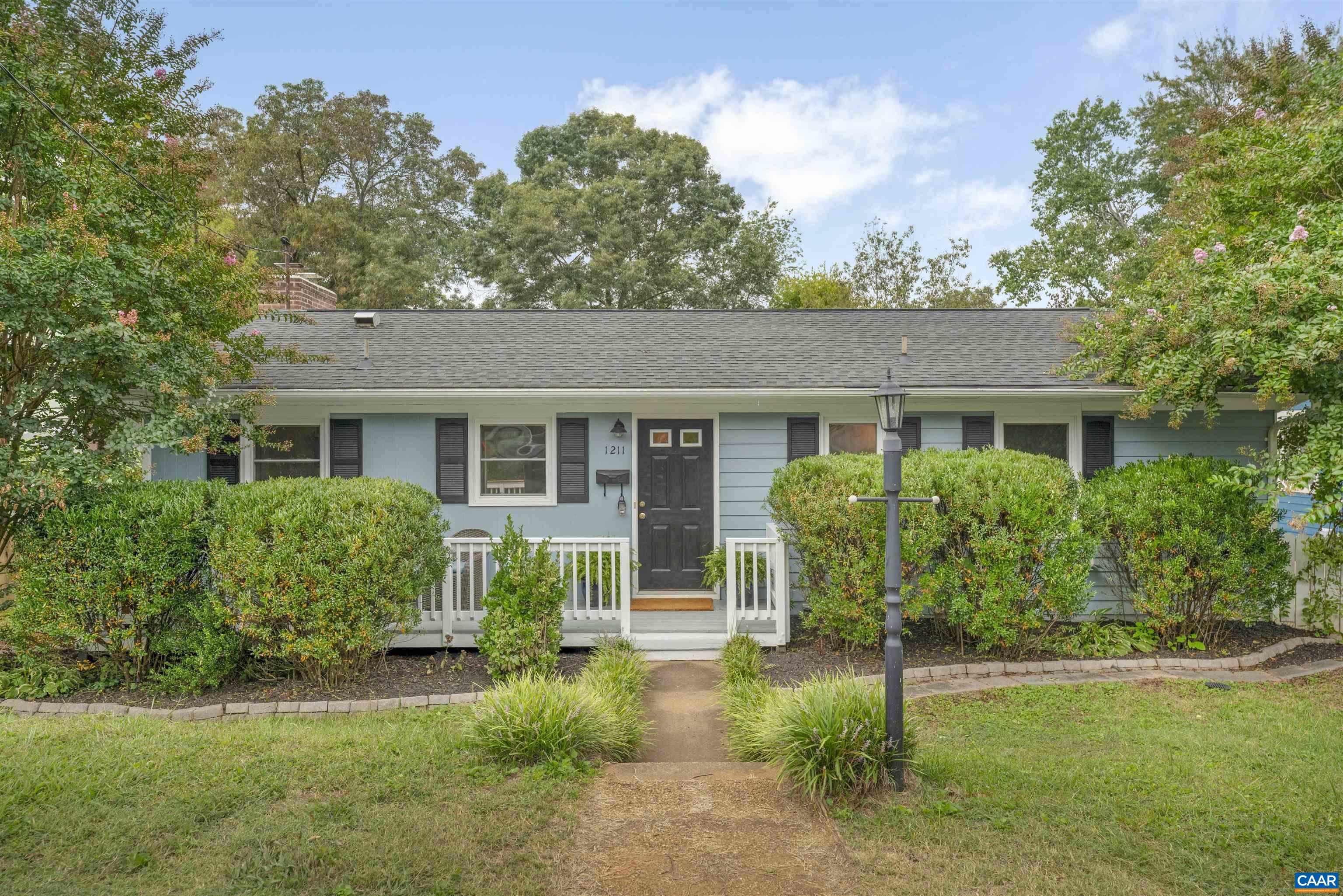OPEN HOUSE Saturday 9/21 11am-1pm! Move-in ready Locust Grove home with large lot, conveniently located close to downtown, 29N shopping, and the airport. Pearl Certified! Solar panels provide extremely low electricity bills most of the year! Open layout with a sunny SW-facing living room, wood-burning fireplace, designated dining area, and galley kitchen. Three bedrooms and a bathroom on the main floor with a second full bathroom and guest area in the basement. The newly-carpeted basement features 9’+ ceilings, a large recreation room, separate guest/office/gym quarters, and laundry closet. New HVAC in 2021, solar panels installed in 2021, new roof in 2018, new water heater in 2017. Entire interior painted in 2024. The backyard is spacious with two large patio areas for entertaining. Locust Grove / Woodhayven neighborhood is close to everything! Don’t miss this city gem!