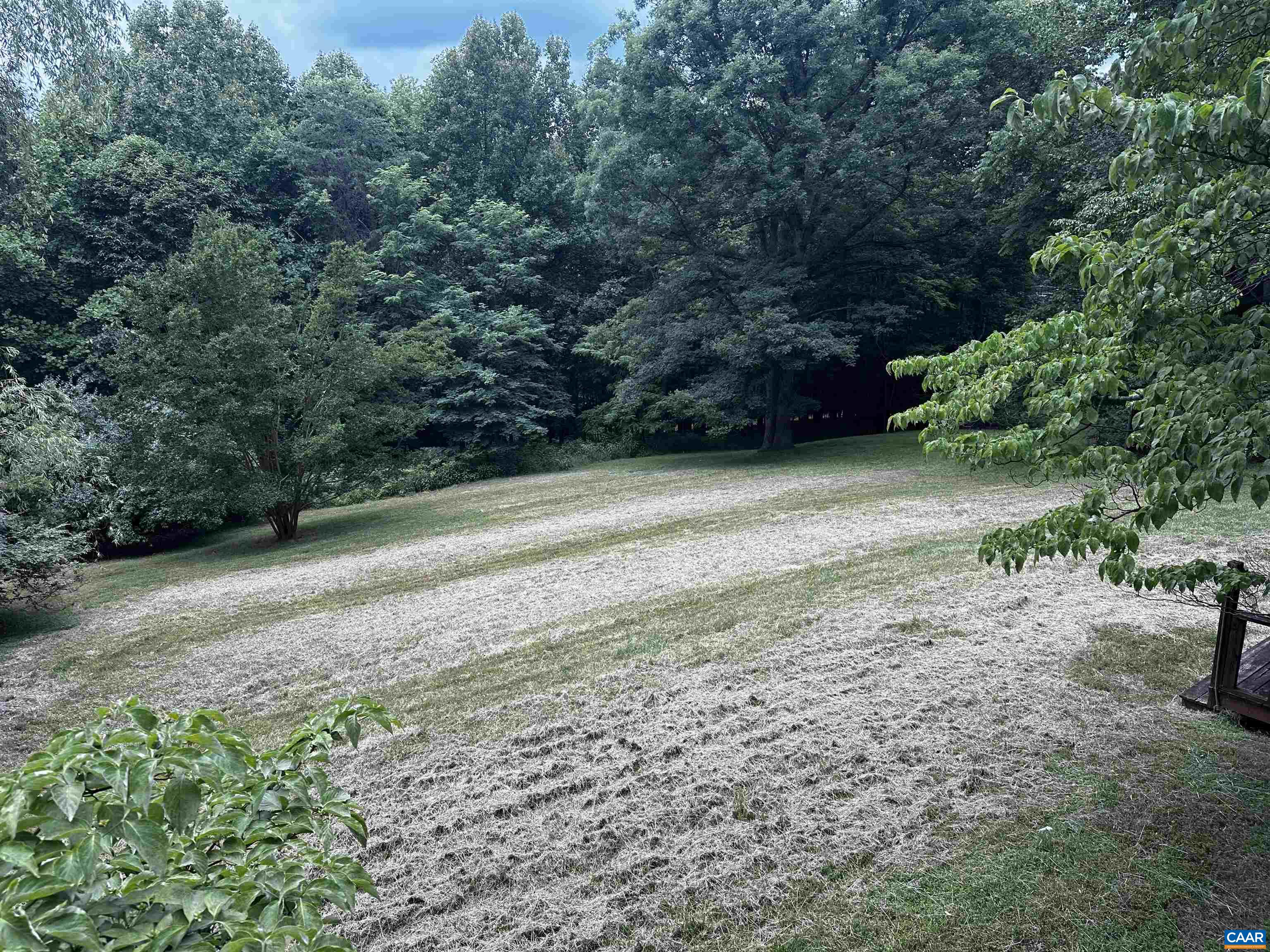 Come and enjoy this lovely setting on two acres in the heart of Western Albemarle.  There are seasonal mountain views and with some tree topping you could have them all year round.  The contemporary has two generous studies in the addition with lots of built-ins.  The lower level family room includes a fireplace and is ready for you to refinish it to your liking.   A real diamond that needs polishing.  There is also a separate garage with workshop.