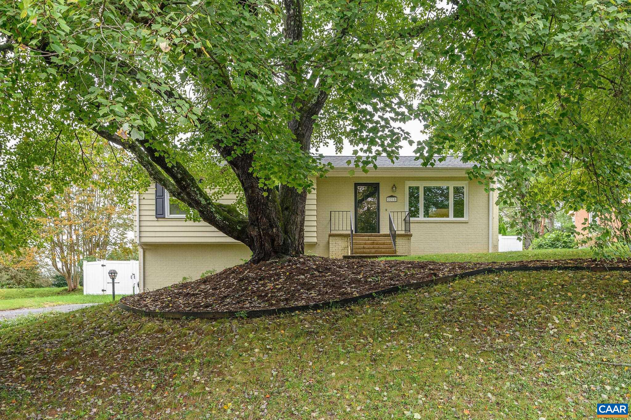 Adorable 4-bedroom home within walking distance to Greenbrier Elementary School. This 4-bedroom, 2.5 bathroom home is all ready for you to move in! Featuring hardwood floors on main level with spacious eat in kitchen and wood burning fireplace in the living room. There is a full finished basement with 4th bedroom and full bath perfect for guests and teens. This home features a new roof, fence, condenser unit, energy efficient windows, dishwasher, and a new and enlarged composite deck. A perfect back yard with privacy fence, shed and garden area to boot.