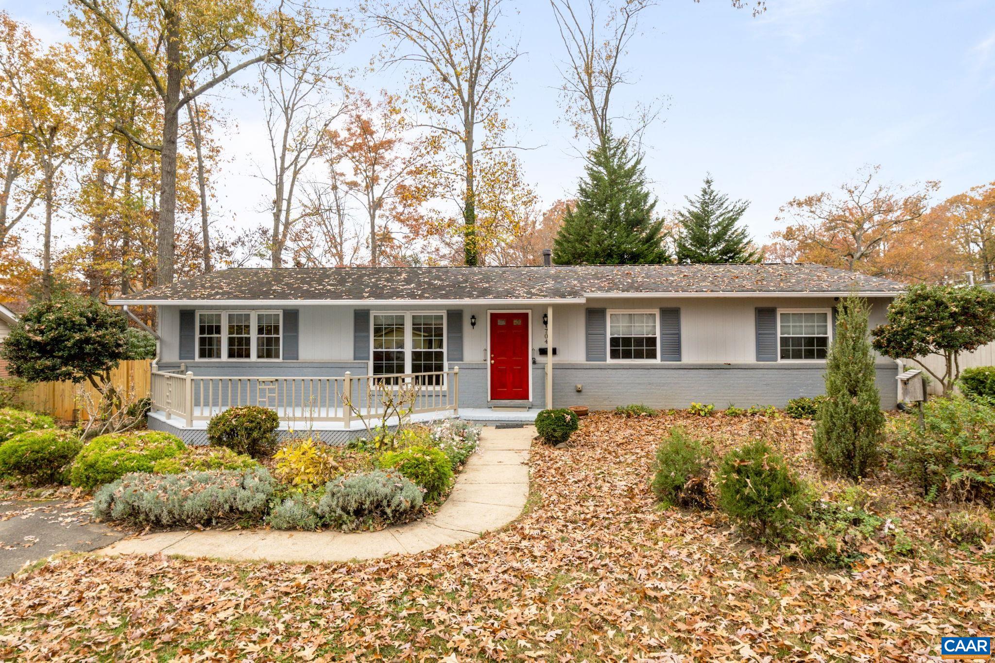 GREAT LOCATION - CLOSE TO UVA & DOWNTOWN CHARLOTTESVILLE - ONE LEVEL LIVING - THREE BEDROOMS - NATURAL GAS HEAT - CENTRAL AC - PRIVATE FENCED BACKYARD - MATURE LANDSCAPE - BACK PATIO - FRONT DECK - THIS HOME IS A MUST SEE - CALL AN AGENT TODAY FOR YOUR PRIVATE SHOWING!