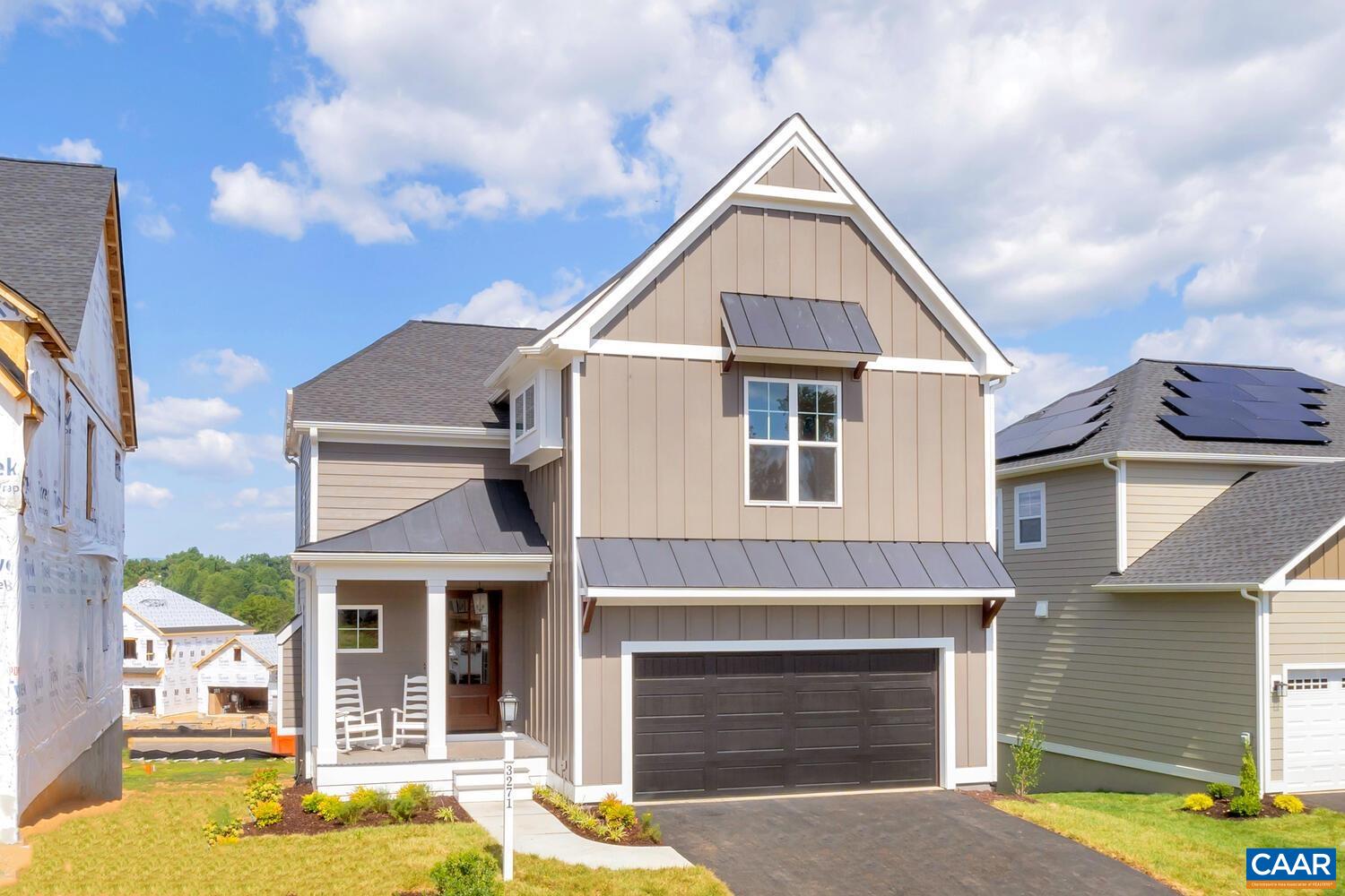 Minutes from Downtown Charlottesville and UVA with Rivanna River access, Dunlora Village is a much anticipated new community inAlbemarle County. The Miller floorplan features an 2-story foyer, open-concept kitchen with separate dining area, walk-in pantry, great room and 3 spacious bedrooms, including a luxurious owner's suite, with an expansive walk-in closet and spacious shower with tile floor and frameless glass enclosure. Quality features throughout including 2x6 exterior walls, R-19 insulation, custom Mahogany front door, wood shelving in all closets, 15 SEER HVAC with separate zones for each floor and so much more. Each home is tested for energy efficiency and HERS Score. Dunlora Villagewill offer outstanding community spaces, Rivanna River kayak launch all in one of the area's most convenient locations. Want to make a change to the plans? Our on-staff draftsman can assist in your floorplan customizations!