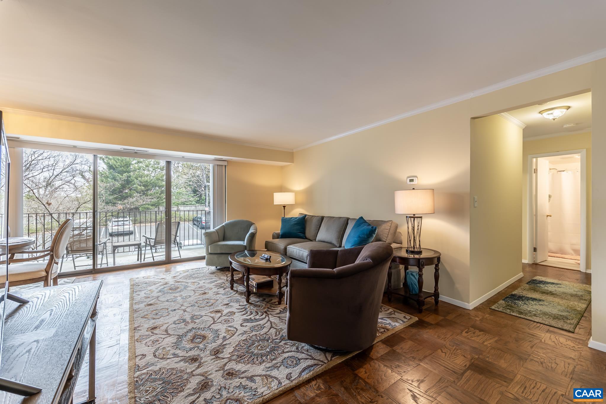 Walk to the Historic Downtown Mall, McGuffey Art Center, Restaurants, Shopping & Parks.  This 2 BR 1 BA Charming Condo is the perfect blend of a low-maintenance lifestyle and vibrant urban living.  Featuring a Large Open Concept Living Room and Dining Room, Fully Equipped Kitchen with Gas Range, Microwave, Disposal, Dishwasher & Refrigerator and White Cabinets. The Covered Patio off the Living Room adds a Great Space to Relax!  Well Maintained and Rarely Lived-In. The Condo Association Dues Include Area Maintenance, Exterior Maintenance, Master Insurance Policy, Professional Management by Blue Sky, Snow Removal, Trash, City Gas, Water & Sewer & Electric.  There is a Laundry Center on the 1st Floor.  Dogs are Not Allowed, but Cats are!