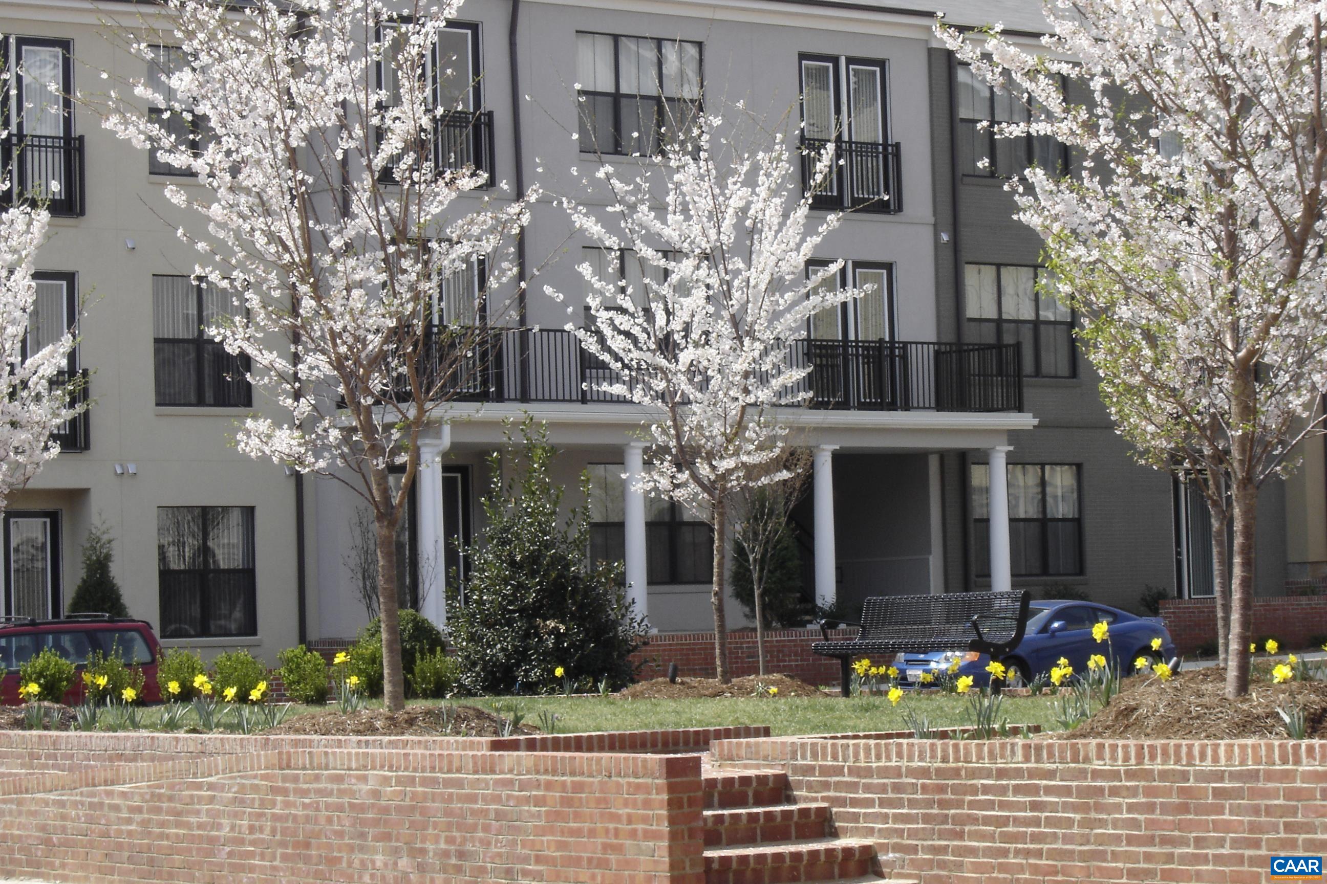 TOP FLOOR, CORNER UNIT with an abundance of natural light. This condominium is open and inviting- easy flow for entertaining. The primary bedroom is large and has a spacious walk-in closet. It also has an attached full bathroom and full-size washer and dryer.  THIS IS AN INVESTOR UNIT. There is a tenant in place until 4-30-2026. The rent is $1450/month.  Out of respect for the tenants, these pictures were taken when unit was vacant. Walkable to UVA Hospital/Grounds.