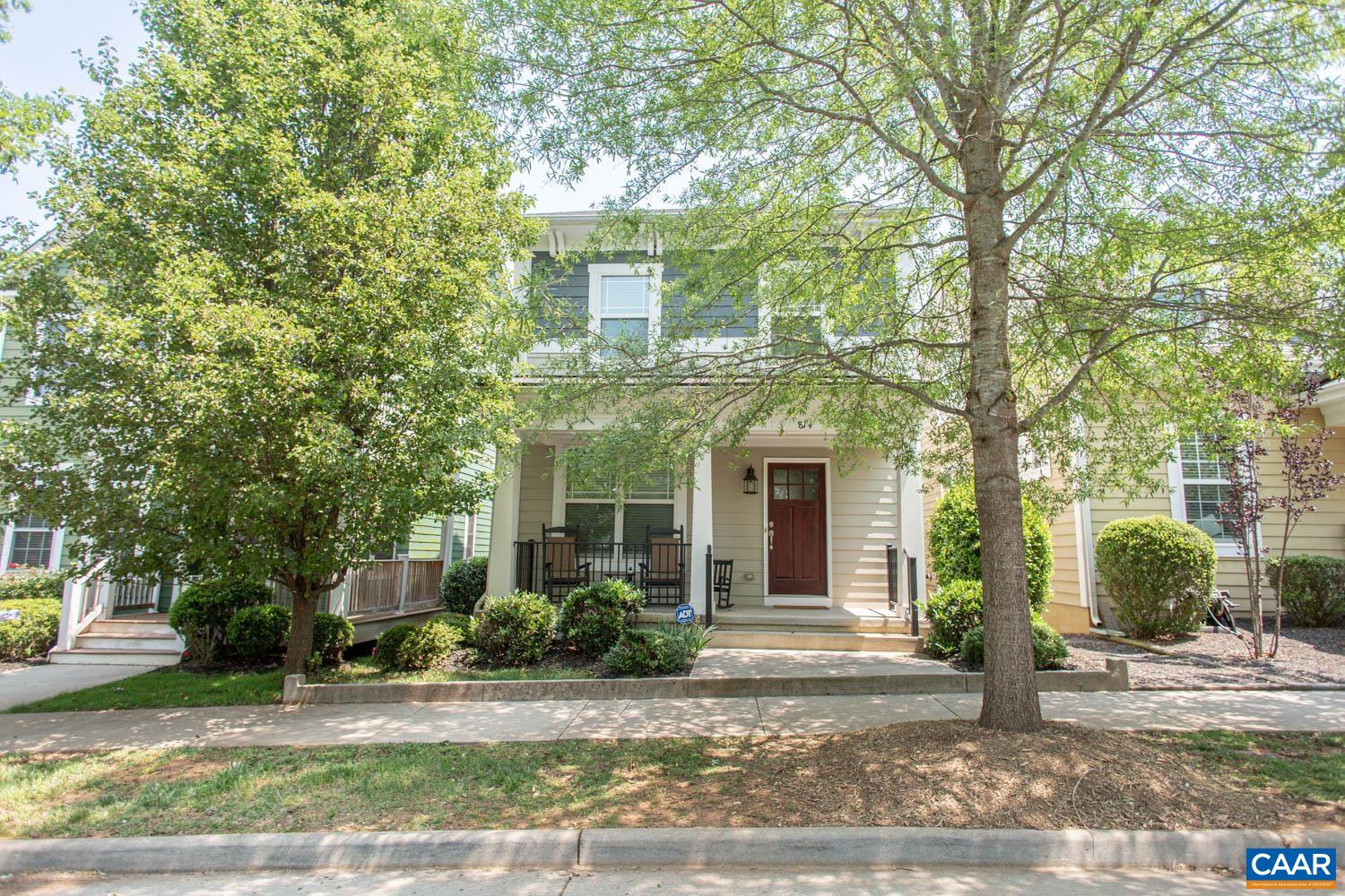 This EarthCraft certified one-owner home is just steps from some of Belvedere’s wonderful amenities. 814 Cole Street is a charming home with a spacious, open main level. Find hardwood floors throughout the living room & formal dining room. The kitchen includes a generous pantry, an island with cookbook shelves, and plenty of storage with a bright breakfast nook that provides access to the backyard. Upstairs is the large primary bedroom with dual walk-in closets and a private bath. A second full bath and laundry closet with room for storage are in the hall and there are two additional bedrooms with large closets at the back of the house. The cozy, private backyard includes a detached, 2-car garage that is set up for EV plug in. The Belvedere community garden is at the end of the street, the Village Green with playground & open field is just around the corner, a dog park is just a short walk away, and there is access to walking trails throughout the neighborhood. This home is an easy walk to both the SOCA Indoor Facility and the Fairview Swim & Tennis Club and is just minutes from shopping & dining on Rio Rd. & Rt. 29N.