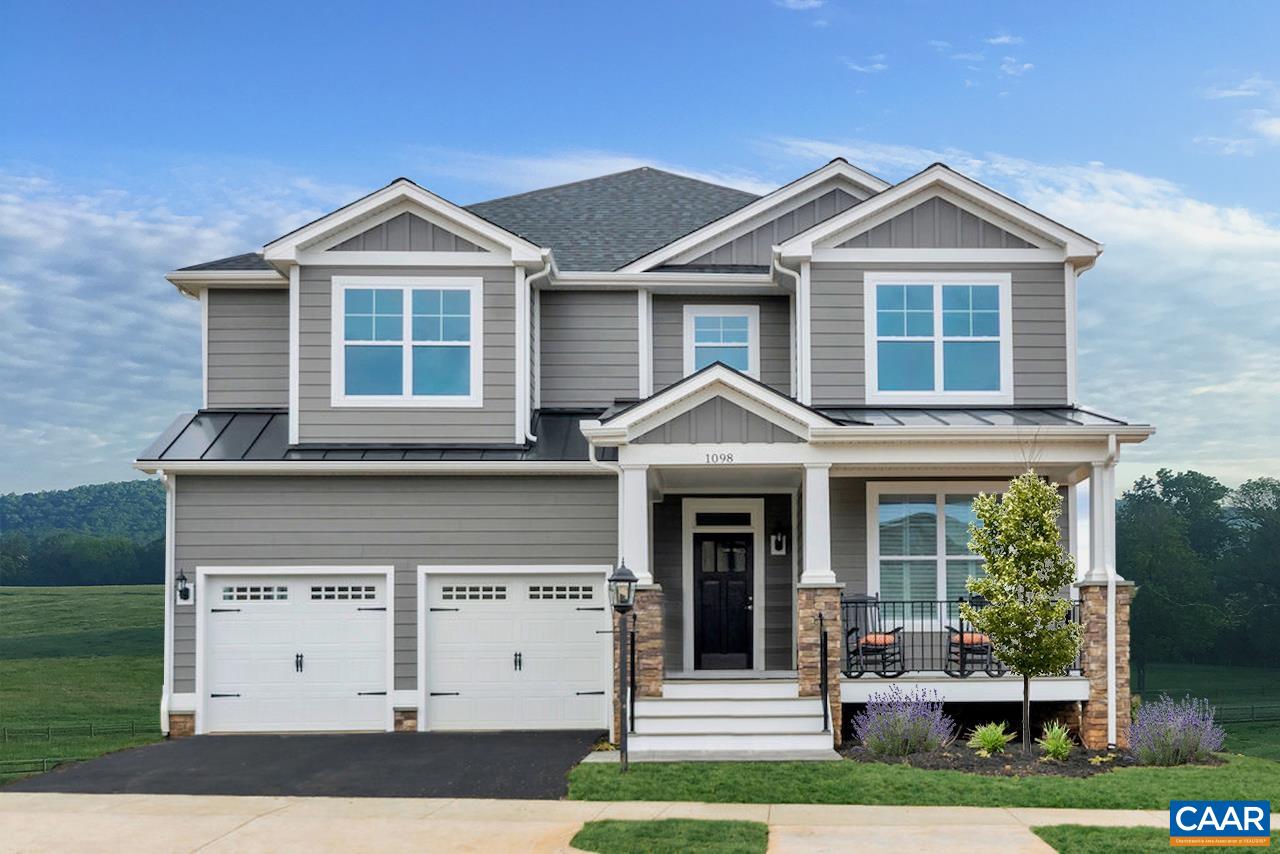 The Kempton single-family design features a light-filled 2-story great room, 3-5 bedrooms, 2.5-4.5 baths, and a covered front porch. The versatile kitchen design includes granite countertops, maple cabinetry, and stainless steel appliances. The Kempton plan also offers additional choices such as a morning room extension, covered or screened rear deck/patio, and multiple exterior architectural designs. *Basement options available for extra storage and living space. Lot premiums may apply. Personalize your home in our 3,000 sq ft professionally staffed Design Center. Gold Pearl Certified. Similar photos.