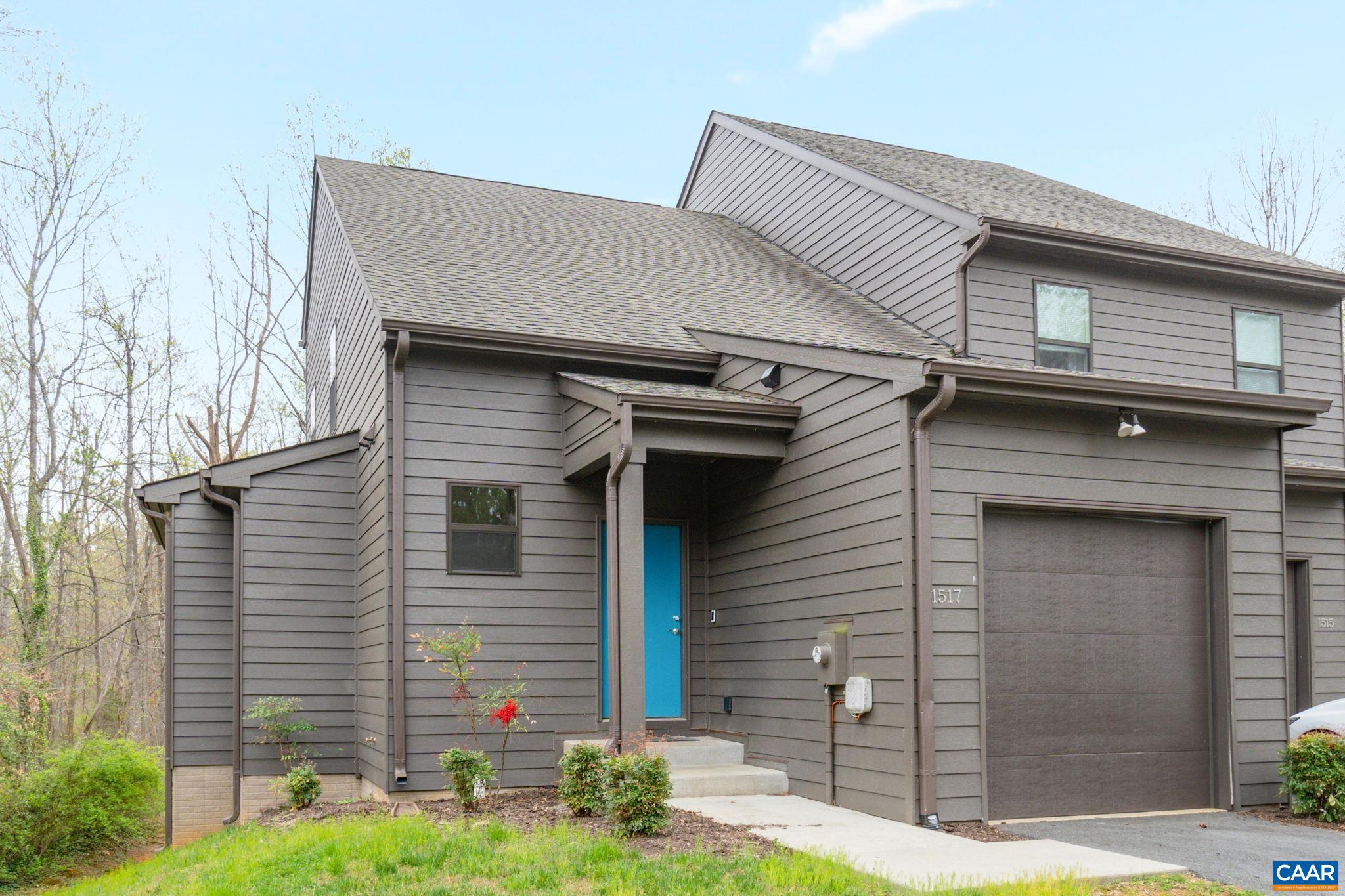 Convenience and tranquility converge in this beautiful Birnam Wood end unit townhome.  Situated on a cul-de-sac and nestled against undisturbed woodlands of Humphris Park, this  2019 build features great spaces including a sizable living room opening to both the kitchen (granite counters, stainless appliances) and the elevated rear deck, ideal for quiet mornings with coffee or tea.  Rounding out the entrance level is the sunny first floor primary suite with pocket door, granite and walk in shower, plus a hallway half bath and on grade garage for easy access.  Upstairs are two additional bedrooms complemented by a full bath and the terrace level offers a huge family room with exterior access, a utility room, laundry/storage room and roughed in plumbing for future expansion.  All of this just minutes to shopping, restaurants, schools and more.  HOA includes area and exterior maintenance, roof and trash service.