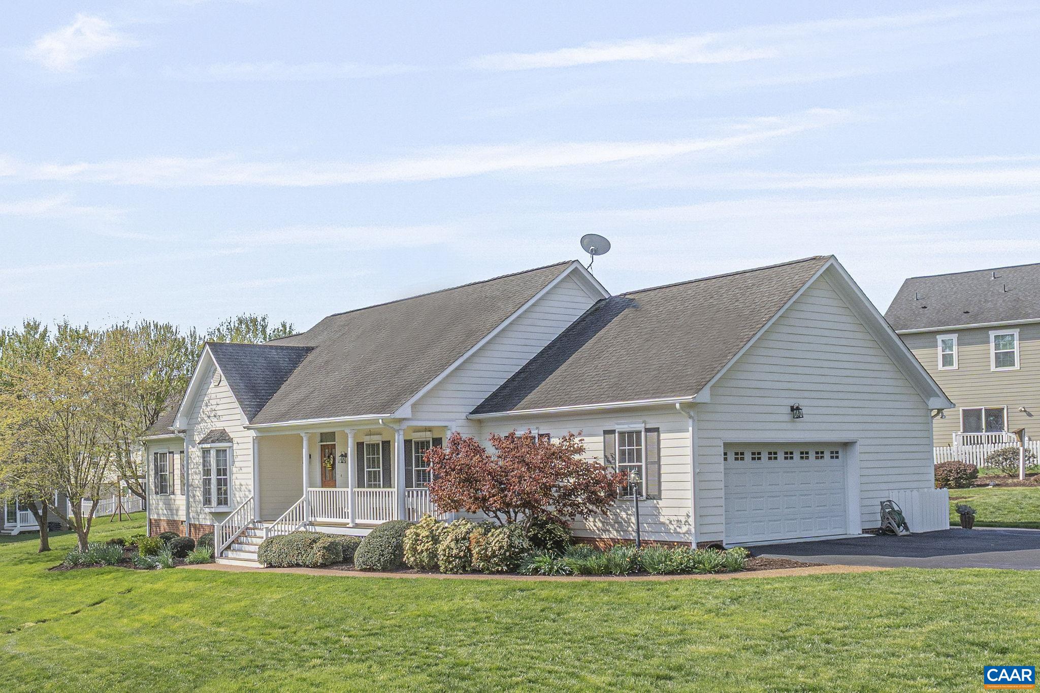DELIGHTFUL ONE-LEVEL LIVING IN DUNLORA - CENTRALLY LOCATED WITH EASY ACCESS TO DOWNTOWN, UVA, SHOPPING, ROUTE 29 & 250 - HOME HAS THREE BEDROOMS - TWO FULL BATHS - GAS LOG FIREPLACE - EAT-IN KITCHEN - GAS RANGE - HARDWOOD FLOORS - FANTASTIC SCREED-IN PORCH - DECK WITH A RETRACTABLE AWNING - TWO CAR GARAGE WITH GREAT STORAGE - THIS HOME IS A MUST SEE! - CALL AN AGENT TODAY FOR YOUR PRIVATE VIEWING