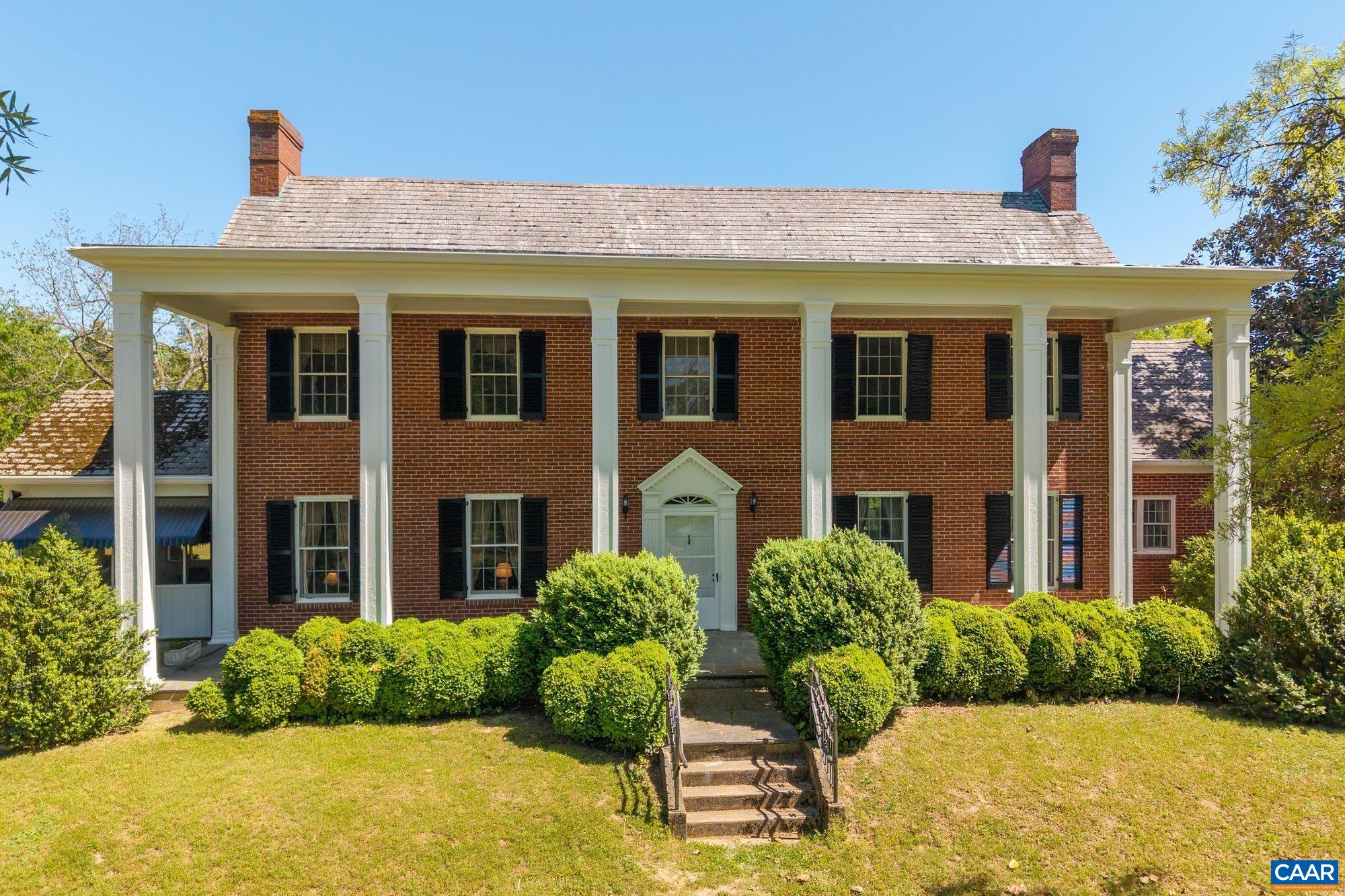 Experience timeless Southern elegance at Whitehall, a historic 619-acre estate in Chatham, VA. Built in 1939 by son of U.S. Congressman Joseph Whitehead, the plantation-style home sits atop a hill, accessed by a half-mile oak-lined driveway. Inside, the residence features five generous bedrooms—four upstairs and one on the main level—along with two full bathrooms, including a walk-in shower and soaking tub. Ten-foot ceilings, a spacious dining room, large living room, and screened-in porch offer comfort and charm, ideal for gatherings or peaceful retreats. The land is equally impressive, with 310 acres of open pasture and 310 acres of timber nearing harvest. Five ponds provide scenic beauty and recreation, while Bannister River frontage and the bordering White Oak Mountain game preserve offer privacy and natural beauty. Perfect for hunting, fishing, farming, or trail riding. Just minutes from Chatham and under two hours from major cities, Whitehall offers an extraordinary blend of history, beauty, and versatility.