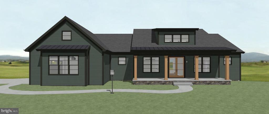 ********** ASK THE BUILDER ABOUT INCENTIVES!****. WAKING UP TO BREATHTAKING MOUNTAIN & PASTURE VISTAS EVERY MORNING! THIS TO-BE-BUILT FIVE-BEDROOM, FOUR-AND-A-HALF BATH HOME BY LUXURY CUSTOM HOME BUILDERS TRUE LIVING, NESTLED ON 2 CHARLOTTESVILLE ACRES, MAKES THAT DREAM A REALITY! WITH 4,500 FINISHED SQFT OF SPACE, INCLUDING A FINISHED WALKOUT BASEMENT, THIS HOME OFFERS BOTH EXTRAORDINARY EVERYDAY LIVING & EXPANSIVE POSSIBILITIES! CURB APPEAL EXPLODES FROM THE START WITH PICTURESQUE ROOF TRUSSES & MATCHING WOOD COLUMNS FRAMING A WELCOMING COVERED FRONT PORCH, ACCENTUATED BY PREMIUM HARDIPLANK SIDING & CHARMING BOARD & BATTEN SHUTTERS! A STONE WATER TABLE & OVERSIZED TWO-CAR GARAGE COMPLETE THE PAINTING OF UNDERSTATED ELEGANCE! STEP INSIDE TO A LIGHT-FILLED HAVEN WHERE NATURAL LIGHTING IS IN ABUNDANCE! GLEAMING HARDWOOD FLOORS FLOW THROUGHOUT MOST OF THE HOME, GUIDED BY 9-FOOT CEILINGS THAT AMPLIFY THE SENSE OF SPACIOUSNESS! A PRIVATE OFFICE WITH DOUBLE DOORS FLANKS THE FOYER, OFFERING A QUIET WORKSPACE WITH CONVENIENT ACCESS TO THE MAIN LIVING AREA! THE HEART OF THE HOME IS THE OPEN-CONCEPT FAMILY ROOM, BOASTING A TRAY & BEAMED CEILING, A FLOOR-TO-CEILING SLATE GAS FIREPLACE & MANTEL & PANORAMIC VIEWS ACCESSIBLE FROM THE TWO SETS