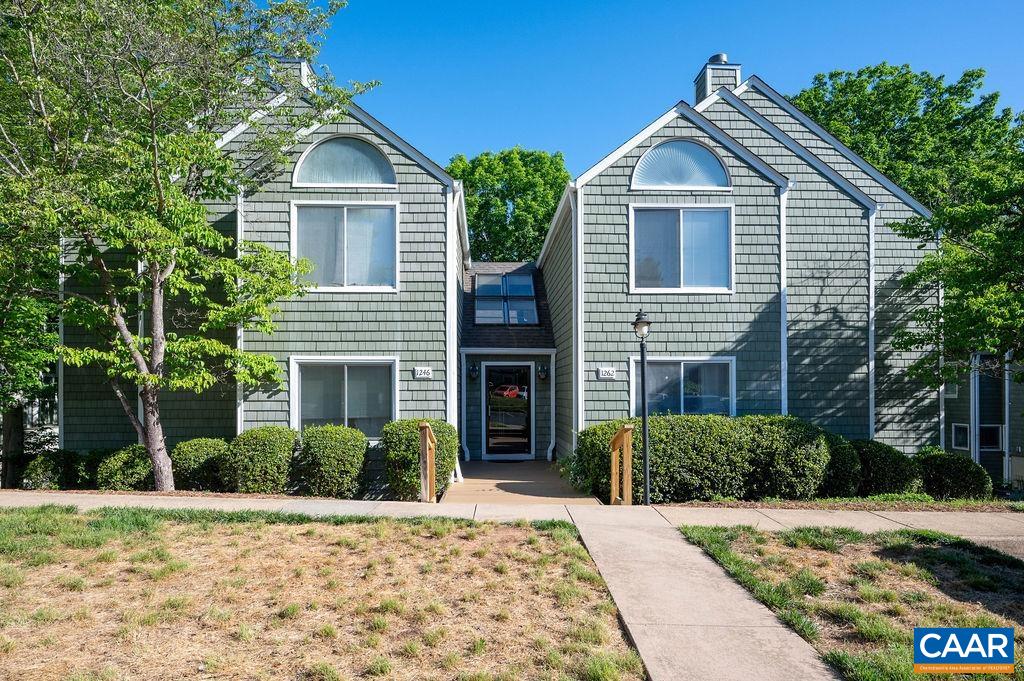 One level condo located in serene Riverrun Community of Charlottesville, Va. This beautifully renovated 2 bedroom, 2-bathroom condo, just minutes from downtown, UVA, grocery stores and restaurants offers a blend of comfort and convenience. The condo offers open concept living that flows onto a private balcony with beautiful, wooded trees. You will love the beautiful bamboo floors throughout and 3 skylight that bring in natural light. The galley-style kitchen is equipped with granite counter-tops and modern appliances. Community amenities include a pool, walking trails, tennis and close proximity to a golf course. Riverrun offers ideal living and convenience in Charlottesville for year around home or home away from home.