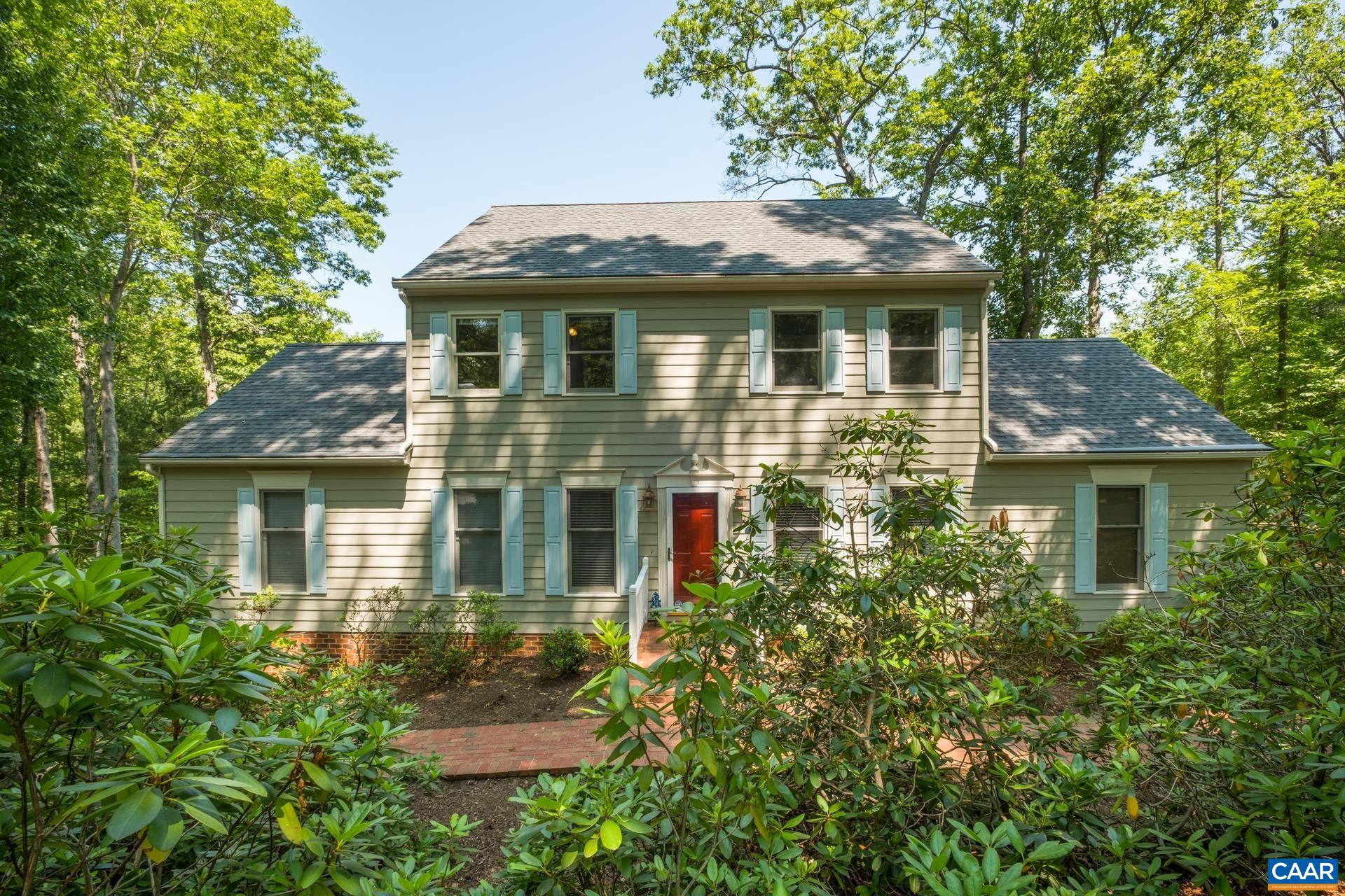 Just in time for summer! This is the one you've been waiting for! Located in the charming neighborhood of Whippoorwill Hollow, this home is spacious and well appointed with the best yard in the whole community. Four large bedrooms accommodate the whole family with two full baths on the second floor in addition to the main level primary suite. There is a large living/family room plus a basement rec room so there is space for everyone to find their place. But the best part is outside! This home is on a corner lot with each road ending in a cul-de-sac, so there is little traffic and lots of space! The yard is a combination of woods and flat grassy play area. The deck wraps two sides of the house and has built in seating and a spot to enjoy every view. Between the sunsets and the amazing show of Rhododendron lining the drive there is always something beautiful to see. Schedule your visit today.