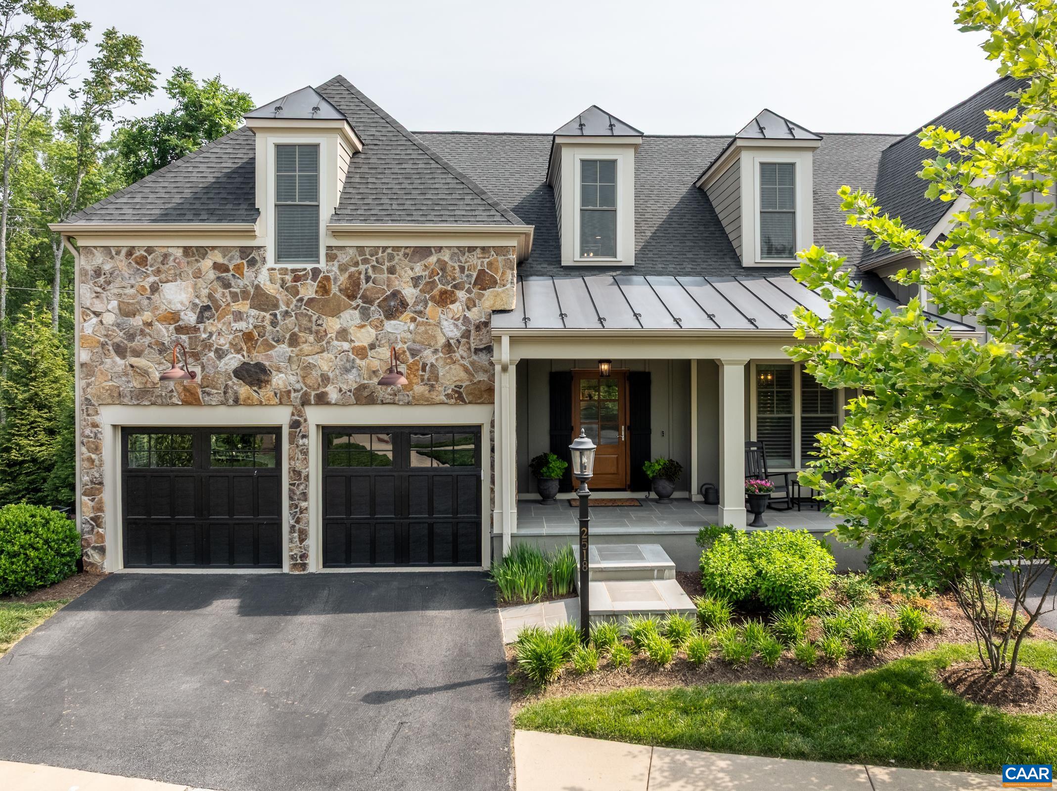 Open house Sun. 7/20 1 to 3. Please see VIRTUAL TOUR.  Beautifully appointed and meticulously designed Villa in the sought after area of Out of Bounds.This incredible open floor plan offers an amazing great room featuring a vaulted ceiling and cozy custom fireplace. Step onto the back, pergola covered deck overlooking a professionally landscaped and extremely hard to find private and roomy backyard. First level primary suite with ensuite bath and custom closet. This home is thoughtfully designed with incredible attention to detail including crown molding, hardwood throughout, plantation shutters, chefs kitchen with oversized island and gas range. This meticulously maintained home with an-abundance of natural light flows seamlessly from one living space to the next. The massive lower walk-out level has a secondary kitchen making it ideal for the in-laws or overnight guests.