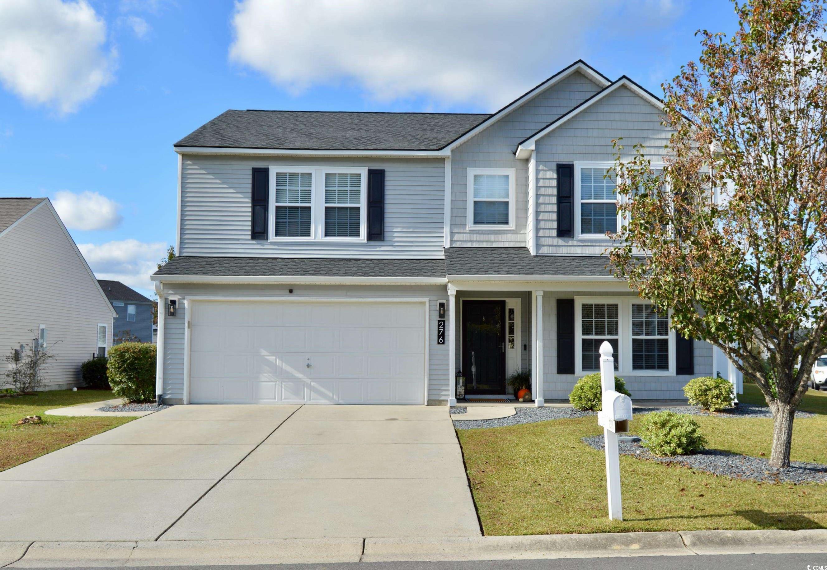 A charming large corner lot home, in the beautiful Palmetto Glen neighborhood.  This 4BR, 2 1/2 bath home is turnkey and ready for a new owner.  New roof in 2023, brand new kitchen cabinets, a 6ft privacy fence, screened in porch, security cameras and more.  Don’t miss your chance to own this exceptional property—schedule your visit today!  This stunning two-story residence offers an unbeatable combination of spacious interiors, and thoughtful updates that make it move-in ready. This home features an eat in kitchen with Luxury Vinyl Plank flooring throughout the downstairs, updated kitchen cabinetry, granite counter-tops with a tileback-splash & a small mud room. Upstairs, retreat to the expansive Master Suite (19' x 17'), featuring room for a cozy sitting area.  Additionally, there are three well-sized bedrooms, offering ample space for family, guests, or even a home office.   The Palmetto Glen community offers a community pool and you can golf cart or ride your bike to Target, shopping at Sayebrook, Market Commons, schools, and much more.