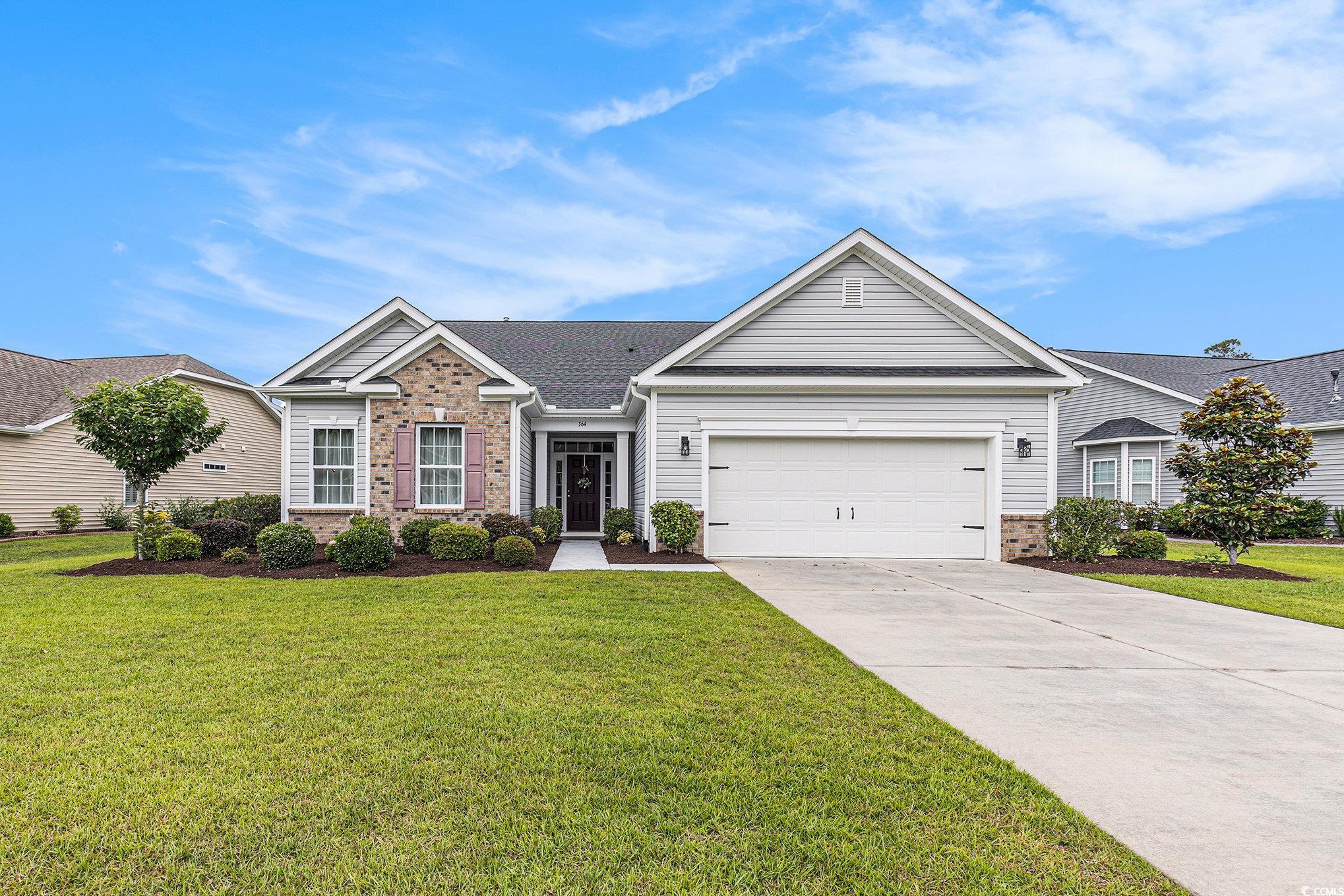 Charming Home in Palm Lakes Plantation A Must-See! Nestled in the desirable Palm Lakes community, this lovely home offers the perfect blend of comfort, style, and convenience. Ideally situated near Little River and the stunning beaches, you’ll enjoy easy access to everything the area has to offer. Set on a beautifully landscaped parcel, this home boasts an inviting open floor plan with soaring vaulted ceilings and abundant natural light pouring in through large windows and glass door. The split floor plan ensures privacy for the spacious primary suite, complete with a luxurious en-suite bathroom, while the generously sized additional bedrooms provide ample space for family or guests. The living room seamlessly flows into the eat-in kitchen (EIK) and formal dining room, which opens up to the bright and airy Sunroom—perfect for relaxing and entertaining. A standout feature of this property is the beautiful pond providing a tranquil backdrop to the rear yard. Palm Lakes residents enjoy fantastic amenities, including side walks, a community pool, pavilion, playground, club house and gym. Don’t miss this exceptional opportunity to own a stunning home in a sought-after neighborhood! Schedule your private showing today.