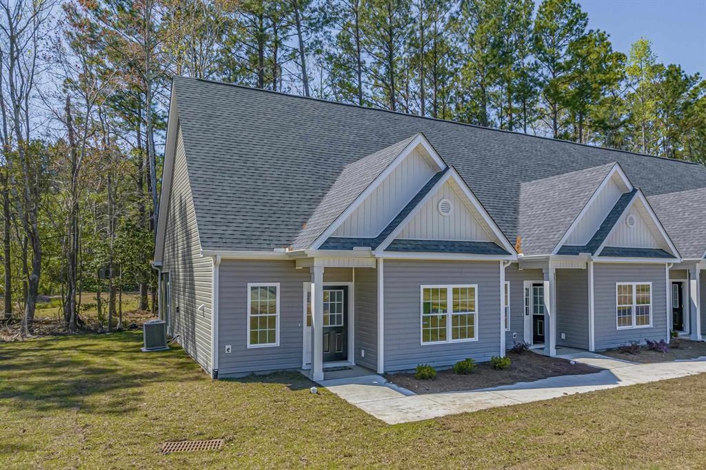 brand new construction located off the 13th green at shaftesbury glen golf & fish club in conway. these fantastic new condos feature 2 bedrooms and 2 full bathrooms, stainless kitchen appliances, luxury vinyl plank flooring, granite countertops in the kitchen and bathrooms, and a covered back porch. do you like to golf? as a homeowner at shaftesbury glen golf villas you'll receive golf for life to shaftesbury glen golf & fish club. a pool membership is also available. ask your agent for more information. shaftesbury glen golf villas are conveniently located less than 20 minutes to the beach, tanger outlets, barefoot landing, downtown conway, and coastal carolina university.