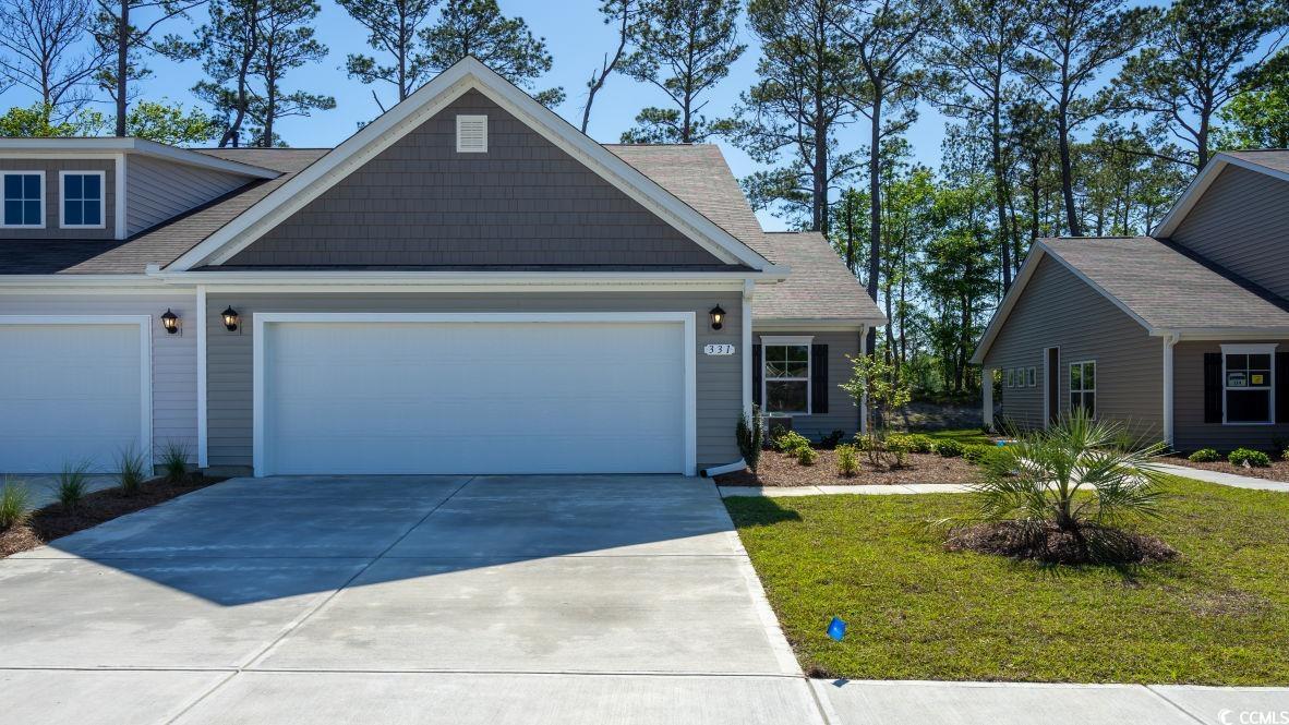 carolina forest school district!!! the perfect location in the carolina forest area; close to conway medical center, college, downtown conway, myrtle beach shops/restaurants! this new community offers a clubhouse, pool and fitness center! lovely, low maintenance, paired ranch home in a brand new community! this tuscan floorplan offers a spacious, open layout all on a single level. with vaulted ceilings, tons of natural light throughout the living and dining areas, large kitchen island, and spacious covered porch, this home is perfect for entertaining! the kitchen features granite countertops, stainless steel appliances and large pantry with ample storage. roomy primary bedroom suite with walk-in closet and private bath with dual vanity and 5' walk-in shower. this home also features a tankless water heater, and our home is connected smart home package.  *photos are of a similar tuscan home.  (home and community information, including pricing, included features, terms, availability and amenities, are subject to change prior to sale at any time without notice or obligation. square footages are approximate. pictures, photographs, colors, features, and sizes are for illustration purposes only and will vary from the homes as built. equal housing opportunity builder.)