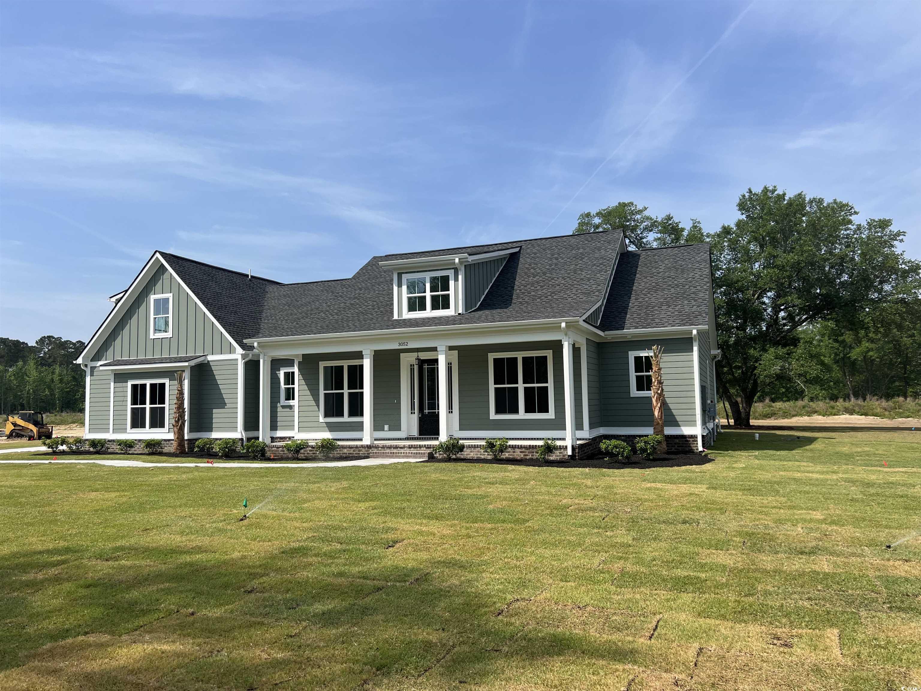 RARE OPPORTUNITY!!!Construction is well under way on this gorgeous house located on a large estate lot in the beautiful community of Wild Horse. This unique NO - HOA community allows you privacy, peace and quiet just a short drive away from Carolina Forest. As you enter into Wild Horse you are greeted by Spanish Moss that drapes from the large oaks that line the entrance. The beautiful oak trees are located throughout the neighborhood given it that Southern Charm. Truly Breathtaking!!!   This farmhouse style home features a beautiful grand front porch great for sitting back and relaxing. Located off the foyer to your left you will encounter a large office/den. The kitchen has plentiful cabinets with a large island, stainless steel appliances, and granite. A pantry with additional cabinets and sink.  The large dining area will feature wainscoting on the walls.  The great room has a cathedral ceiling, a gas fireplace, and built ins. This split bedroom floorplan features a master suite with tile shower, soaking tub, double vanity and large walk-in closet.  The master bedroom will also a have tray ceiling.   Across the home are the other three bedrooms and two baths. Upstairs features a bonus room with its own private bathroom.  The house will also have an upgraded trim package, security system, irrigation just to name a few upgrades.  Oversized back porch with a screened area.  Brick skirt with Cement board siding.  Irrigation with a shrub and landscape package. The large estate yard gives you plenty of room to add a gazebo, a pool, and even a separate garage.  The possibilities are endless!!  Not too late to pick colors, tile, and granite.  Thanks to International Drive, you can be on the white sandy beaches of the Atlantic coast within minutes, or 9 miles from Conway.  DON'T HESITATE!!  DON'T MISS THIS OPPORTUNITY TO HAVE YOUR DREAM HOUSE IN SUCH A BEAUTIFUL PEACEFUL COMMUNITY!!