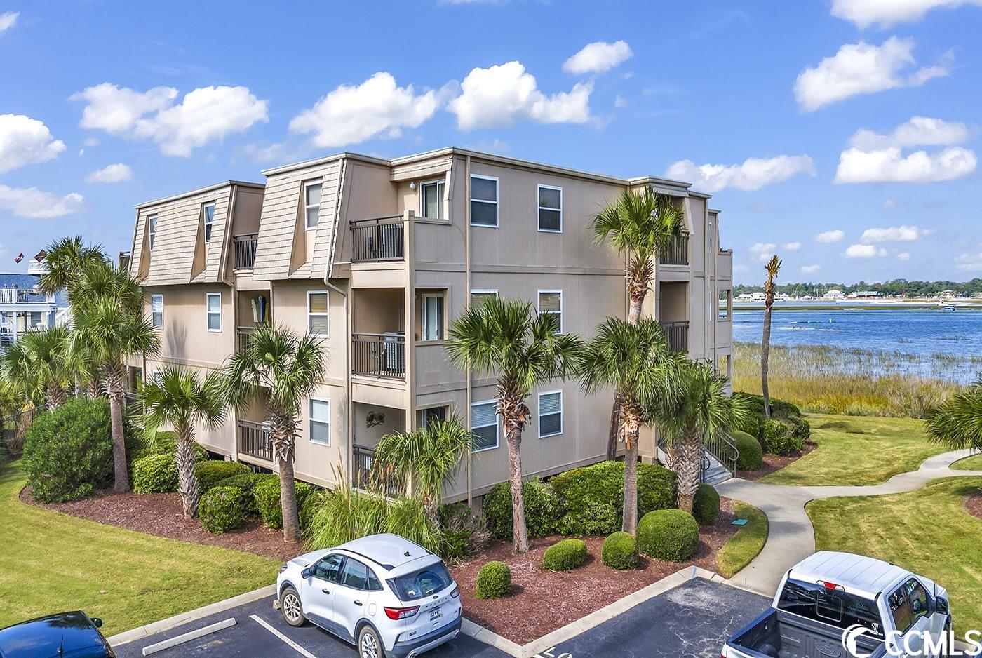discover your coastal sanctuary at inlet pointe in garden city beach. this two-bedroom one bath furnished condo is located on the third floor in the building that is on the marsh. it has amazing views of the marsh and you can see the ocean from the balcony. inlet pointe is a gated community with many amenities including a marsh front swimming pool, long new dock, boat storage, and private access to the beach across the street.   inlet pointe is situated on 3.5 acres of land so there is plenty of outdoor space and a beautiful area to grill and watch the spectacular sunsets. inlet pointe is just a short walk to two restaurants and a marina. short term rentals are allowed.