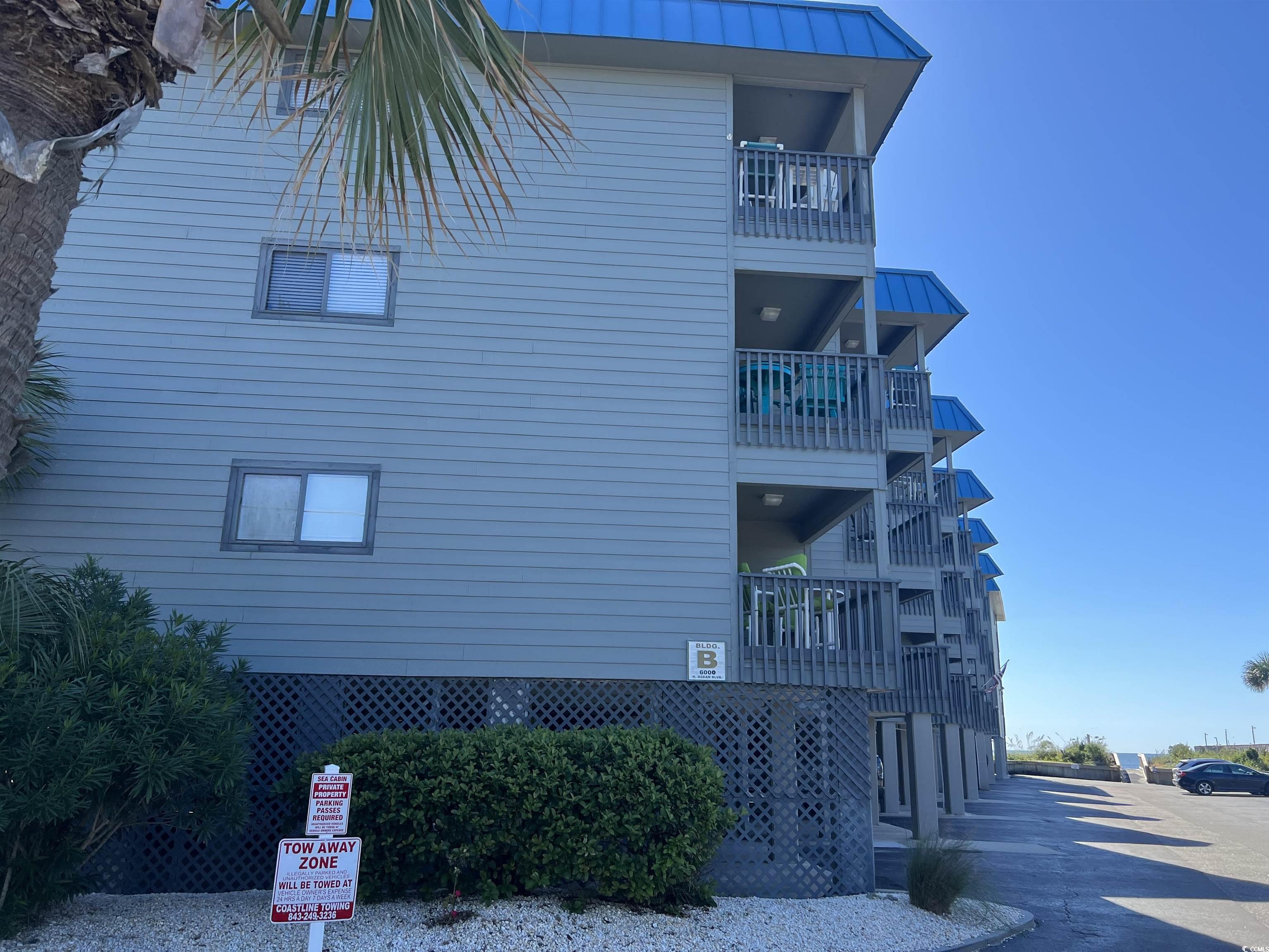 watching the sun rise is easy when you have complete access to the beautiful atlantic ocean from your oceanfront balcony; savor every moment of your time at the beach in this cozy 1 bedroom condo.  built in bunks make it easy to sleep more people and enjoy time with family and friends! the kitchen is well appointed for making meals or just snacks! granite kitchen countertops and laminate flooring add to the easy upkeep and updated amenities of this home! listen to the waves and watch the dolphin from your living room! and, don't miss the private fishing pier just steps from the building! if you want to enjoy the pool, it is just across the street!   conveniently located just across the hall is the laundry room!  don't miss this opportunity to own your own oceanfront condo to use for your family and friends or for a great rental opportunity!