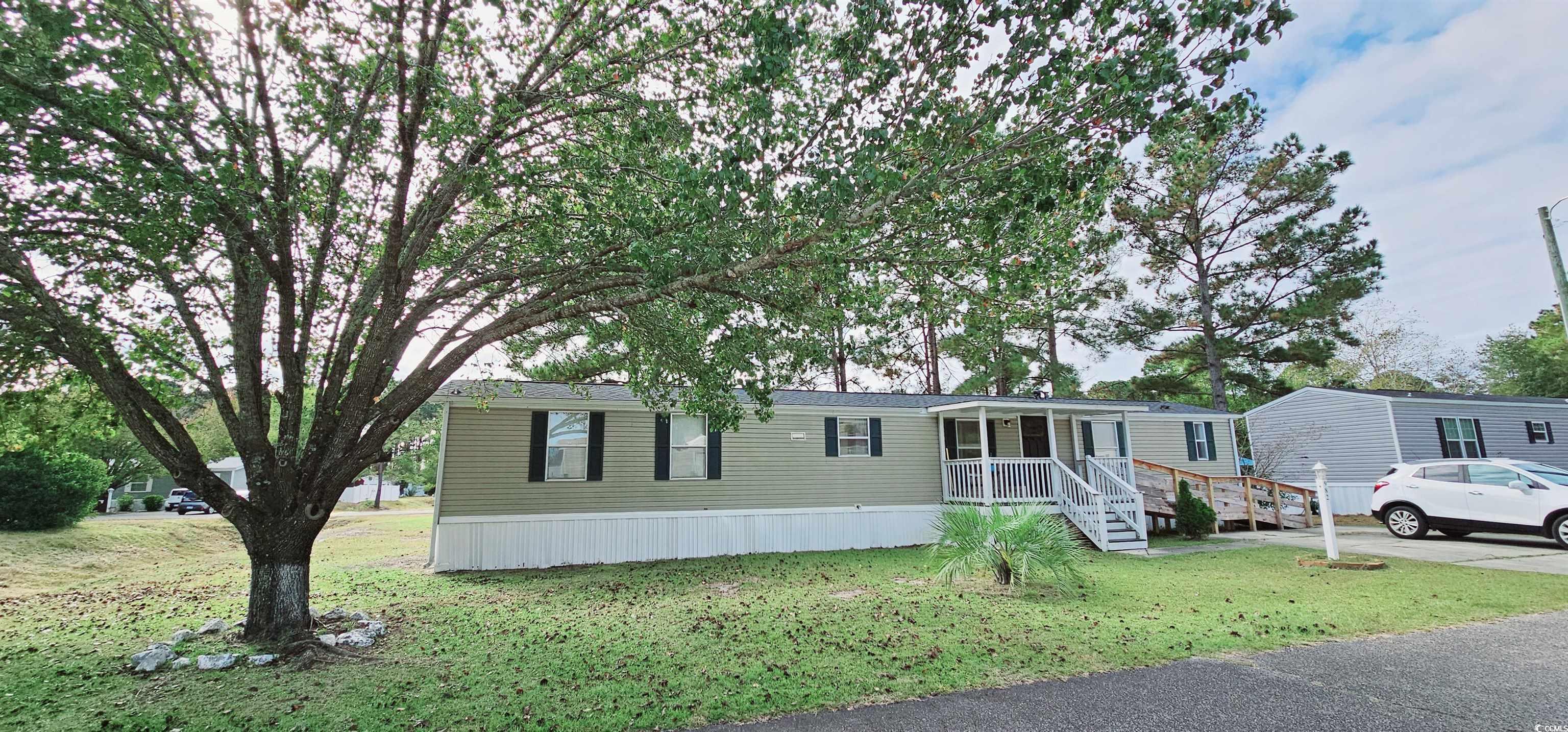 price improvement! nestled in a serene neighborhood with mature trees, this 3-bed, 2-bath home offers peace and convenience. located near coastal carolina university and the horry/georgetown technical college, it provides easy access to education. it is also convenient to downtown conway and myrtle beach. enjoy community amenities like a pool, playground, and clubhouse. inside, discover modern vinyl plank flooring, cathedral ceiling, and walk-in showers in a well-designed split floor plan. washer and dryer will convey with the home. close to shopping centers, this home blends comfort, community, and accessibility for a harmonious lifestyle.